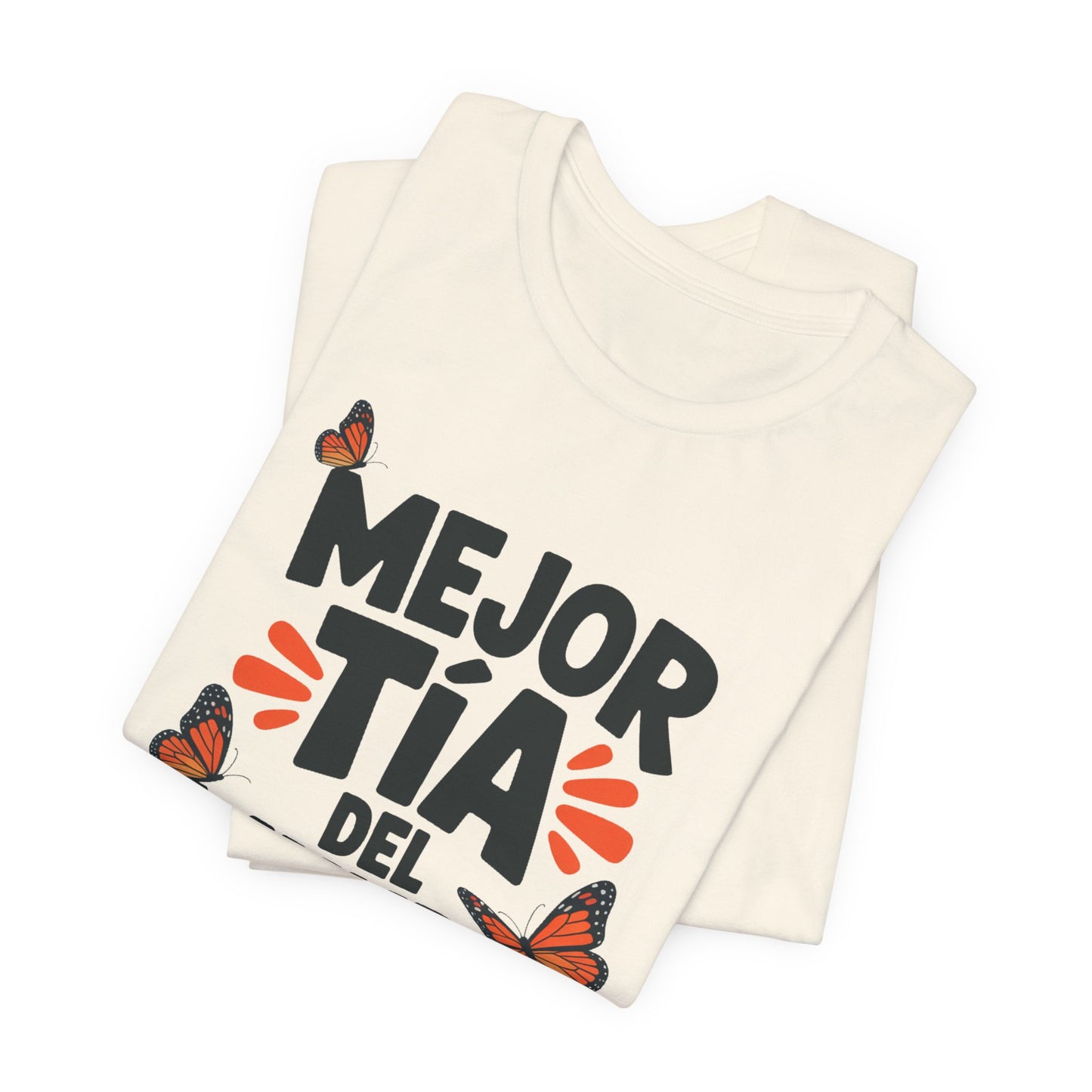 Mejor Tia Del Mundo T-Shirt | Proud Tia Gift | Latino Family Tee | Best Tia Ever Shirt | Tia Birthday Regalo