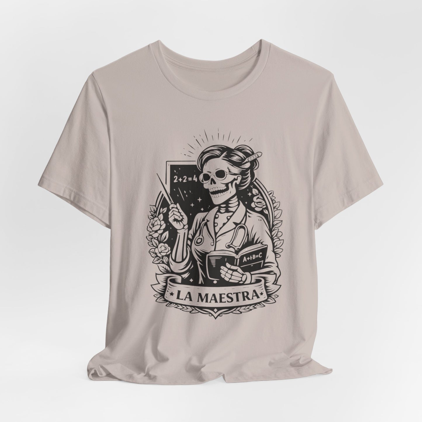 La Maestra T-Shirt - Teacher Gift Tee for Latina Educator - Professional Hispanic Teacher Shirt - Maestra Regalo