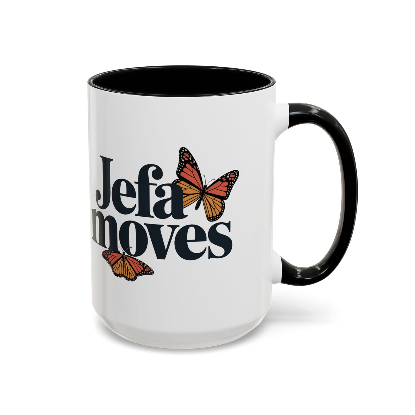 La Jefa Moves Mug - Female Boss Gift for Latina Women - Spanish Coffee Cup - Empowering Latina Gift - Bilingual Mug