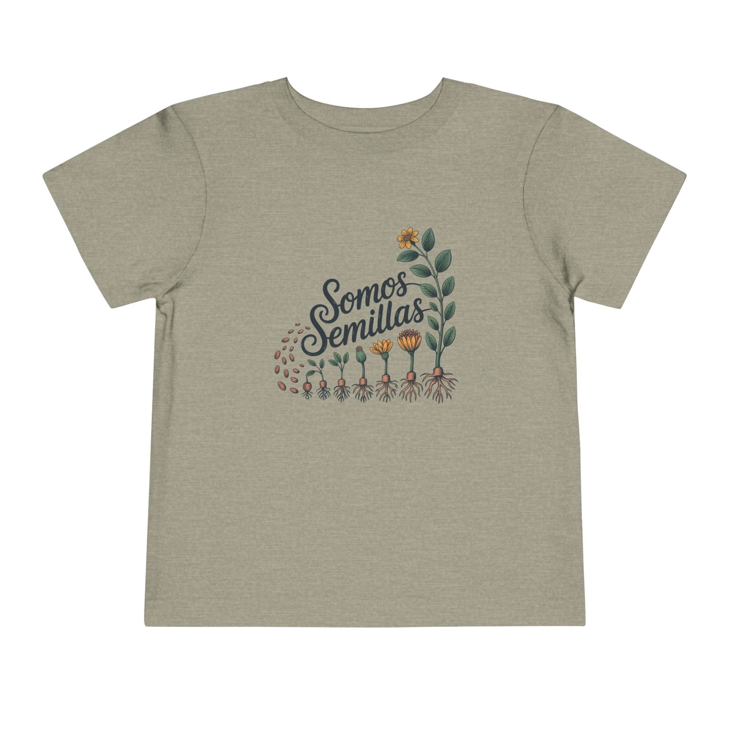 Somos Semillas Toddler T-Shirt | Latino Heritage Tee | Hispanic Culture Gift | Latinx Apparel | Somos Fuertes Shirt