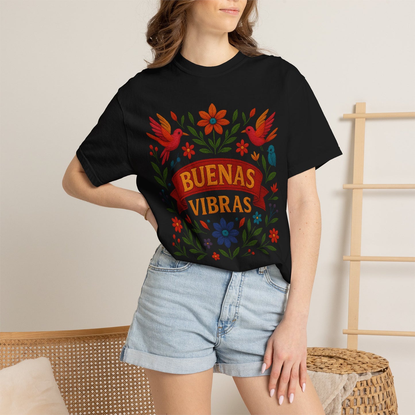 Buenas Vibras | Immigrant Shirt Activites Tee |  Political Shirt | Bilingual Shirt