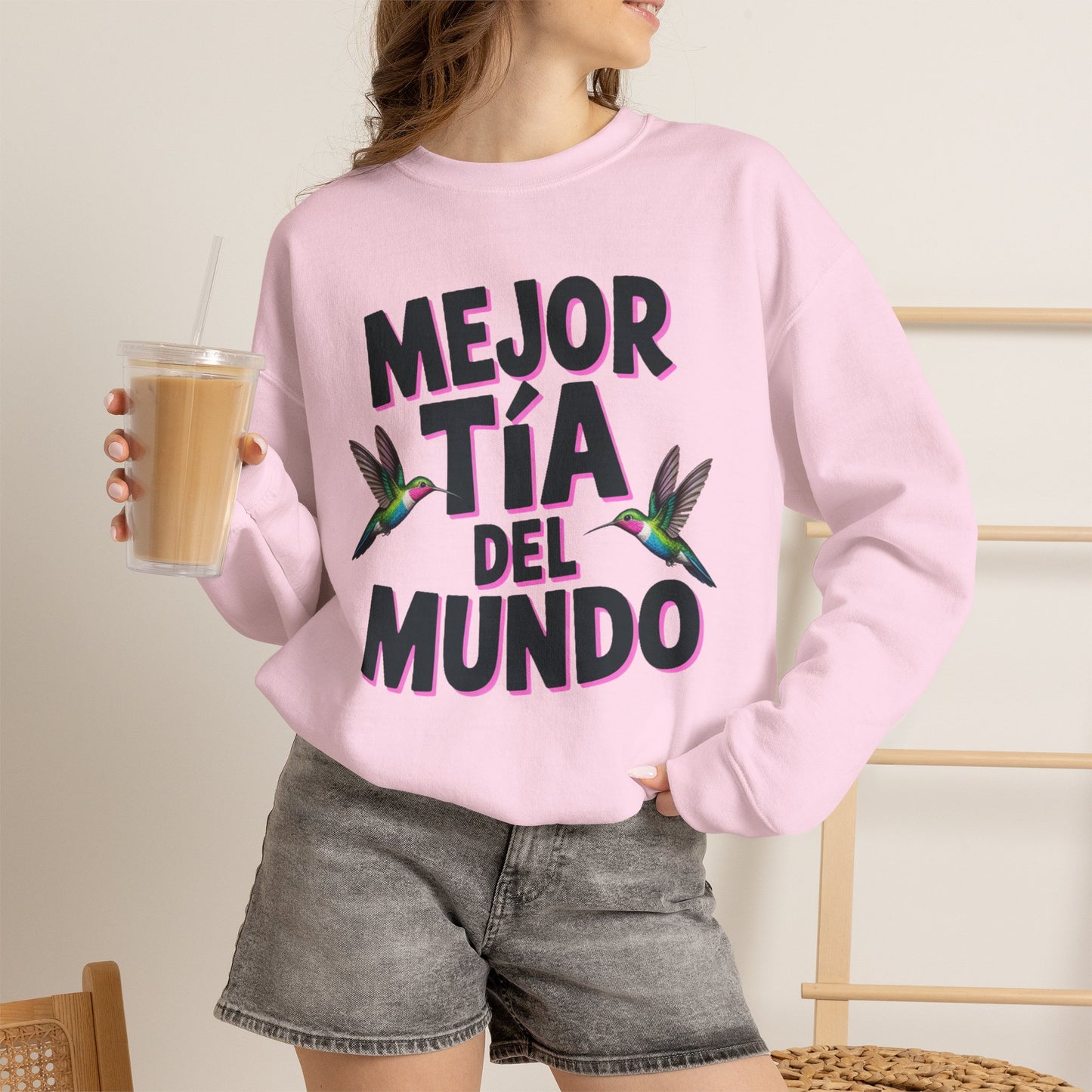 Tia Sweatshirt - Proud Tia Gift - Latino Family Sweater - Spanish Aunt Gift - Tia Querida - Mi Tia Favorita