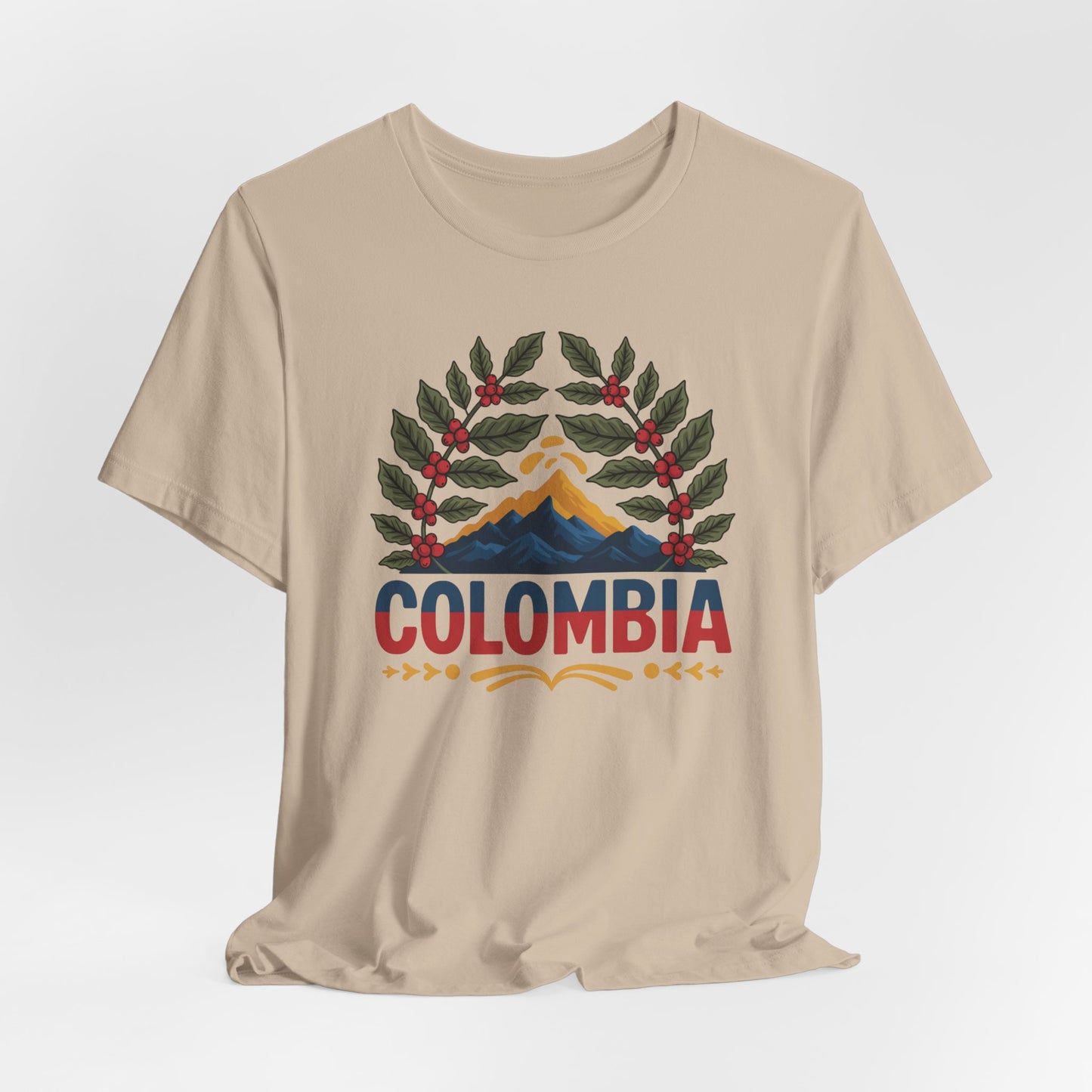 Colombia T-Shirt - Colombian Heritage Tee - Orgullo Colombiano Gift - Hispanic Pride Shirt - Colombia Flag Tee