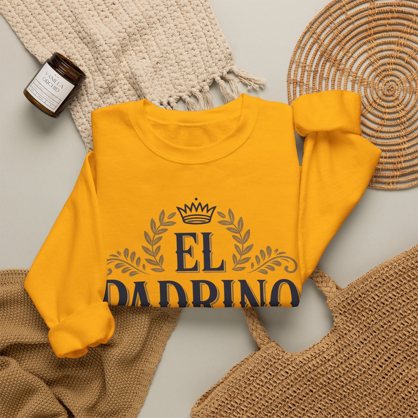 El Padrino Sweatshirt - Latino Godfather Gift - Hispanic Family Shirt - Padrino Regalo - Spanish Family Apparel