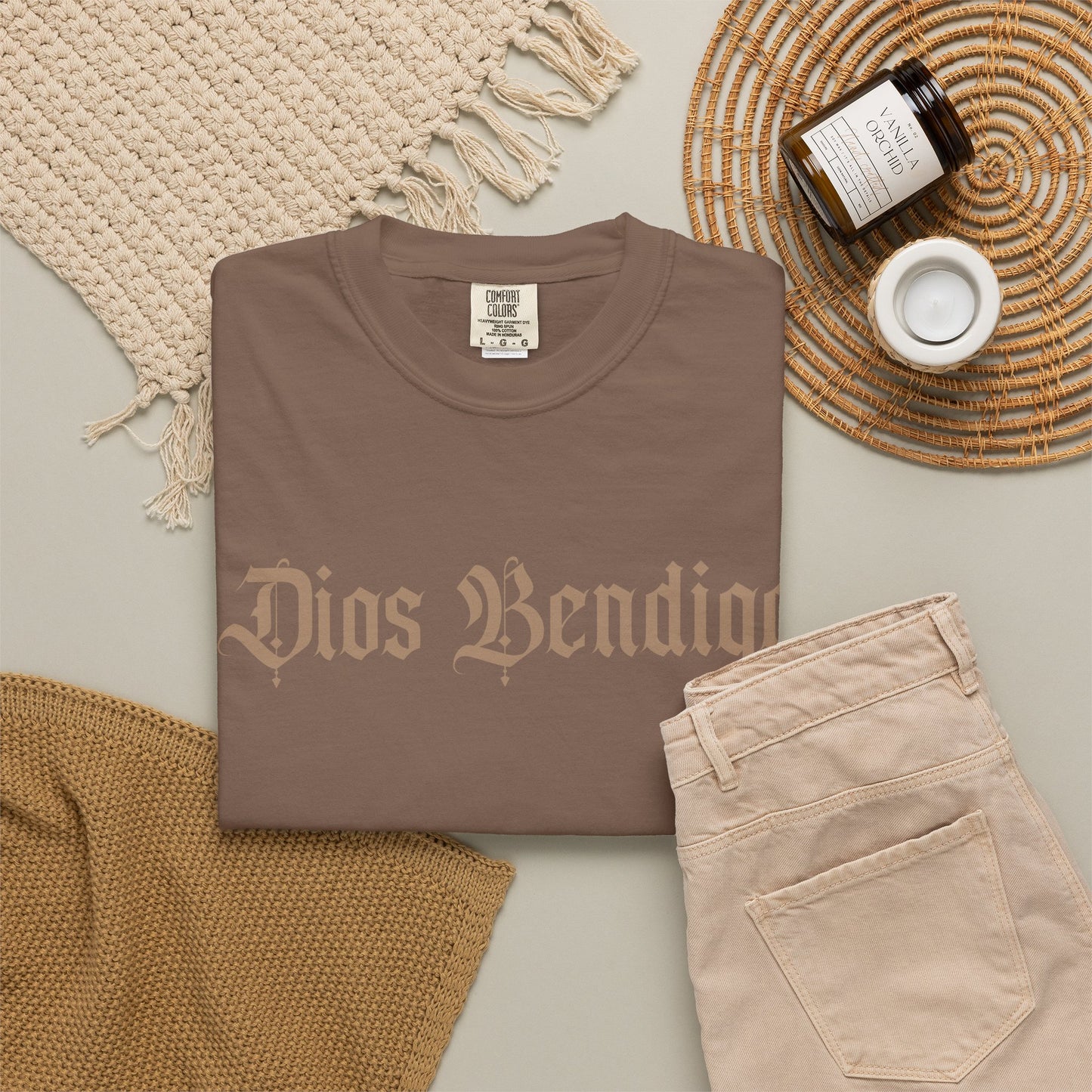 Dios Bendiga Shirt |  Chicano Streetwear Tee | Latino Graphic Tee | Camisa Cristiana | Comfort Colors T Shirt