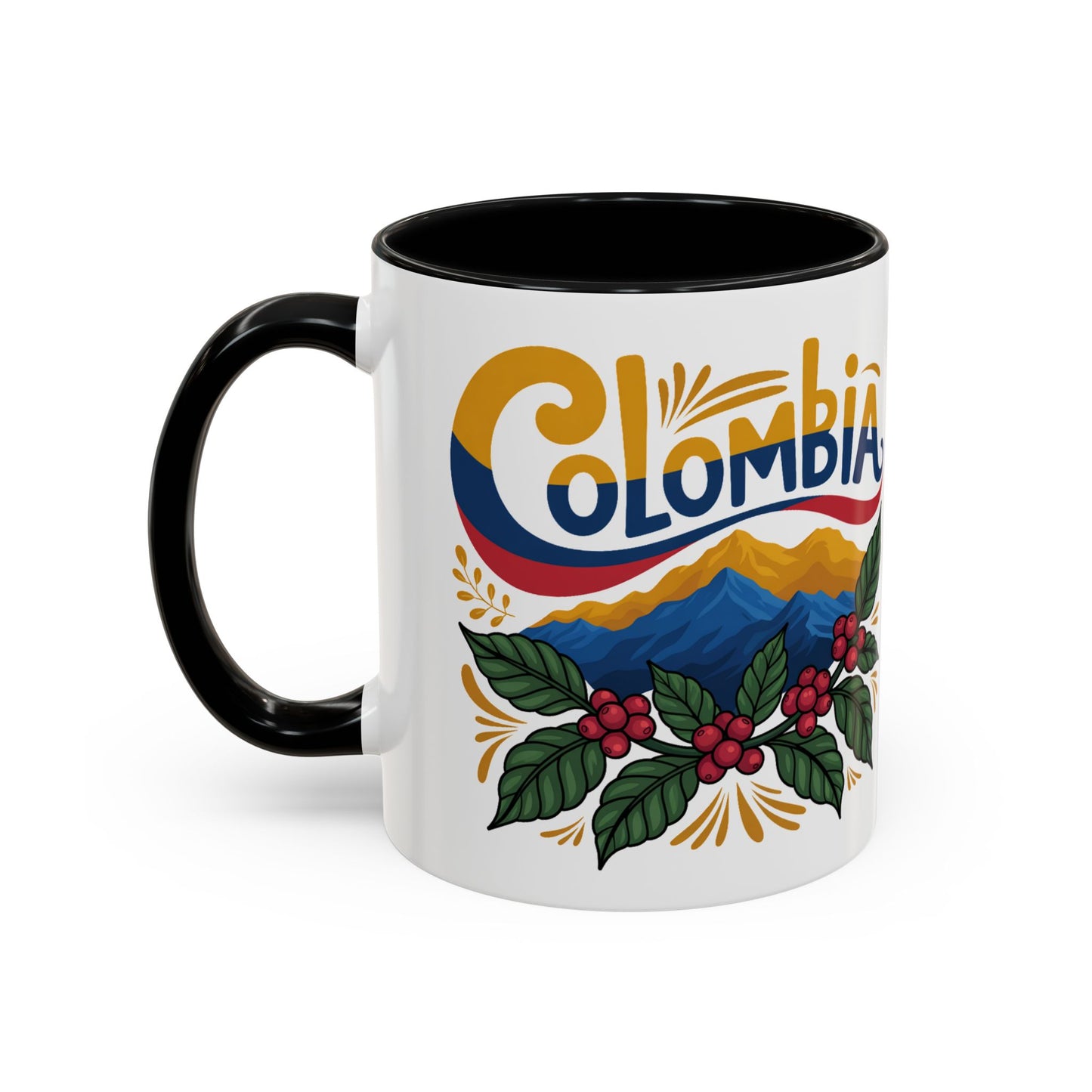 Colombia Mug - Colombian Pride Coffee Cup, Orgullo Colombiano Gift, Hispanic Heritage Patria Querida Cafe
