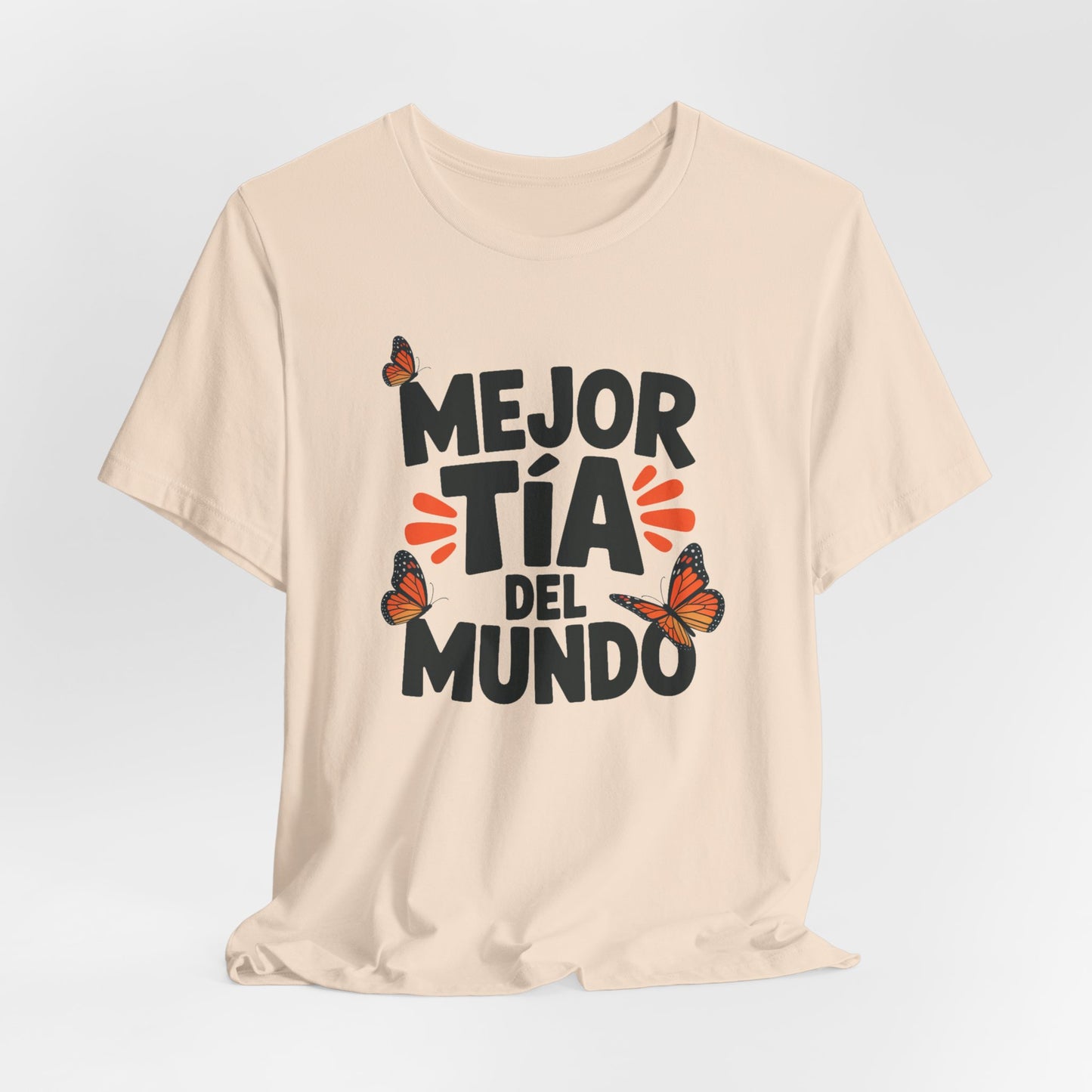 Mejor Tia Del Mundo T-Shirt | Proud Tia Gift | Latino Family Tee | Best Tia Ever Shirt | Tia Birthday Regalo