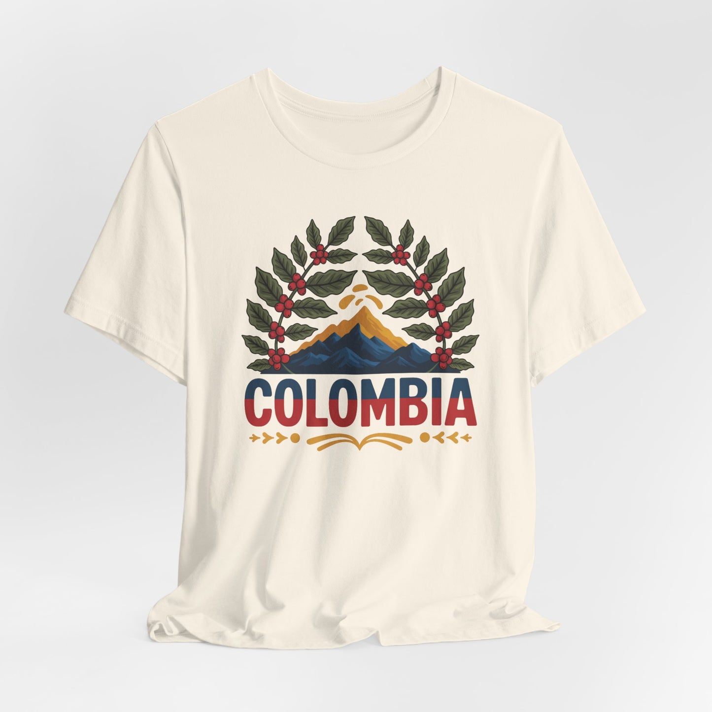 Colombia T-Shirt - Colombian Heritage Tee - Orgullo Colombiano Gift - Hispanic Pride Shirt - Colombia Flag Tee