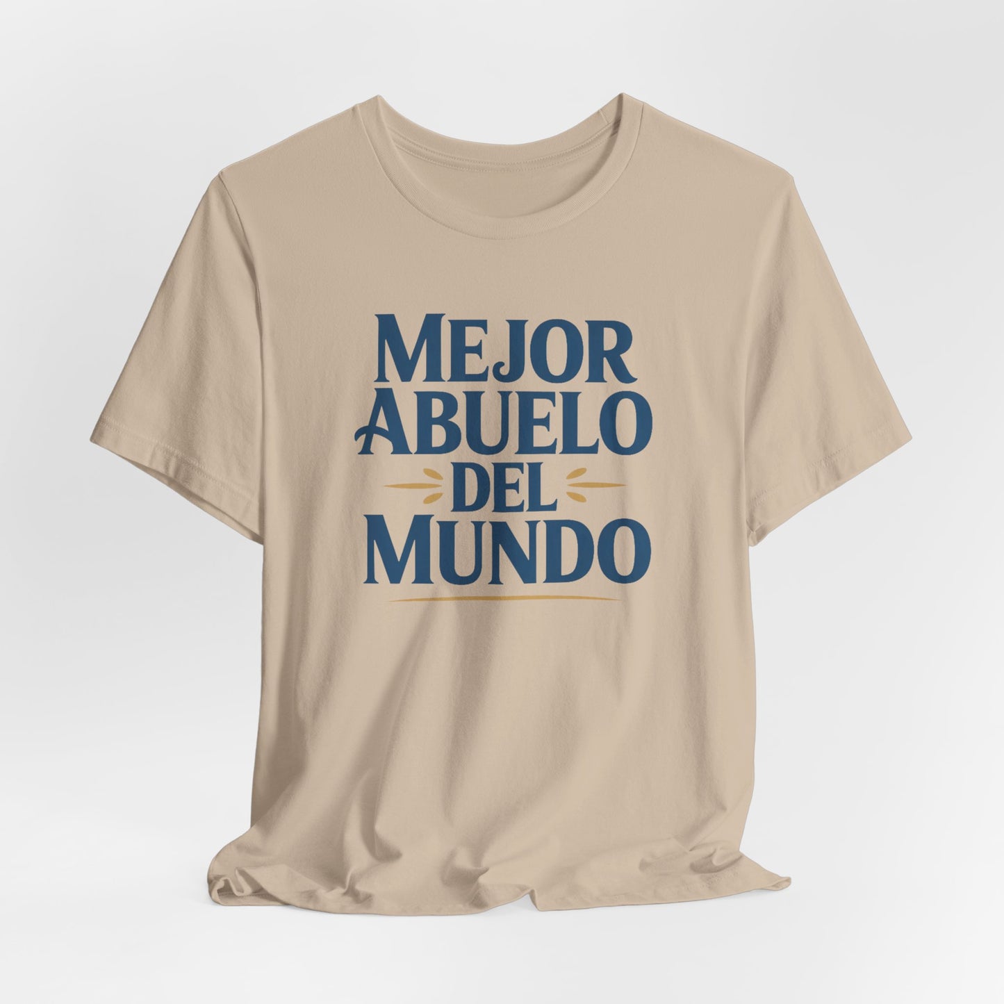 Mejor Abuelo T-Shirt - Latino Grandpa Gift Tee - Hispanic Family Shirt - Abuelo Pride Gift for Grandfather