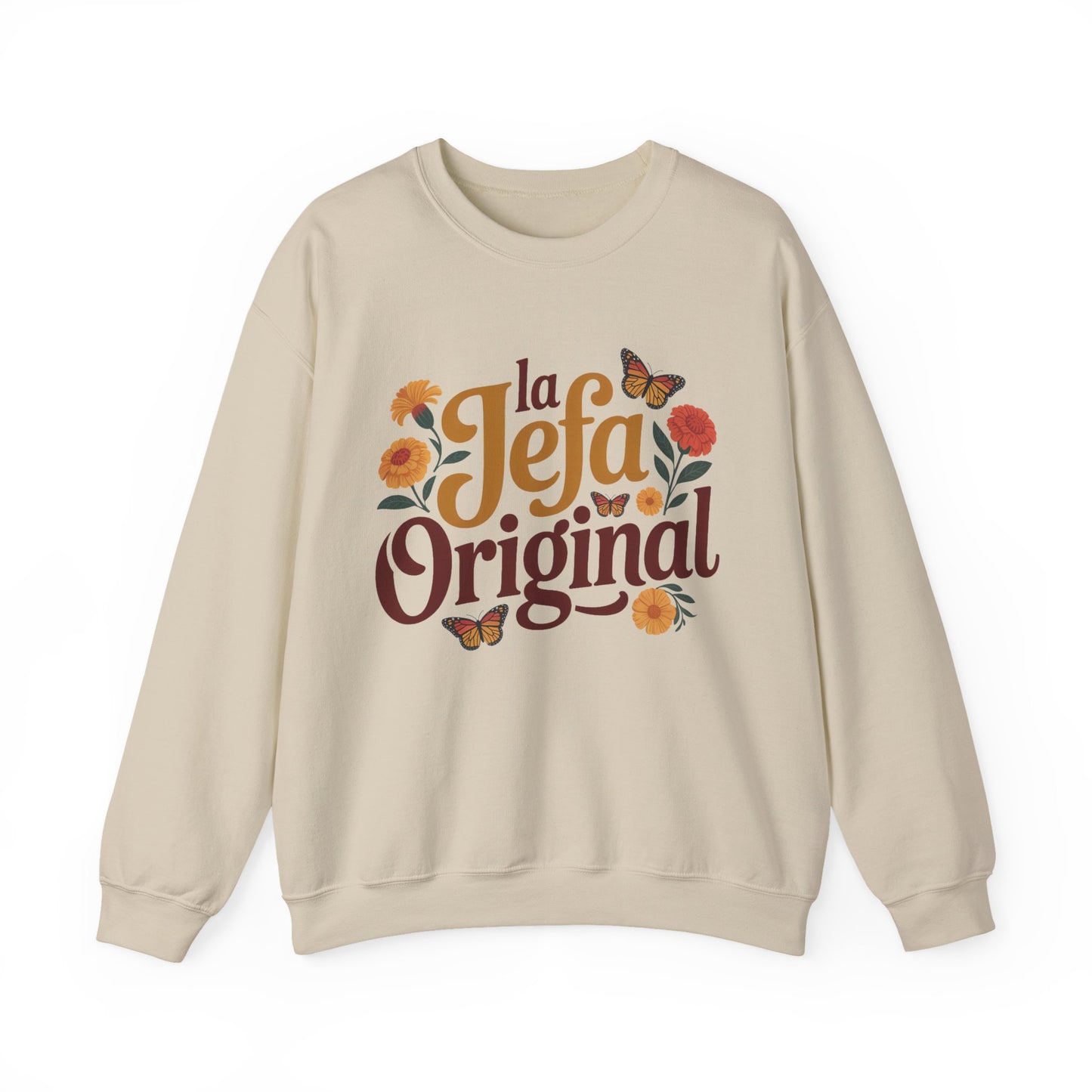 La Jefa Sweatshirt - Latina Boss Babe Empowerment Gift - Hispanic Pride Hoodie for Her - Feminist Spanish Saying Shirt