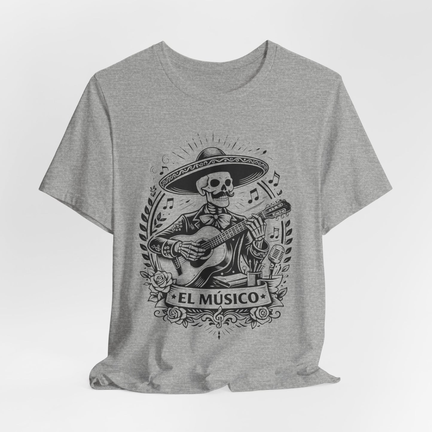 El Musico T-Shirt - Latino Musician Tee - Hispanic Pride Music Lover Gift - Cultura Latina Shirt - Musico Regalo