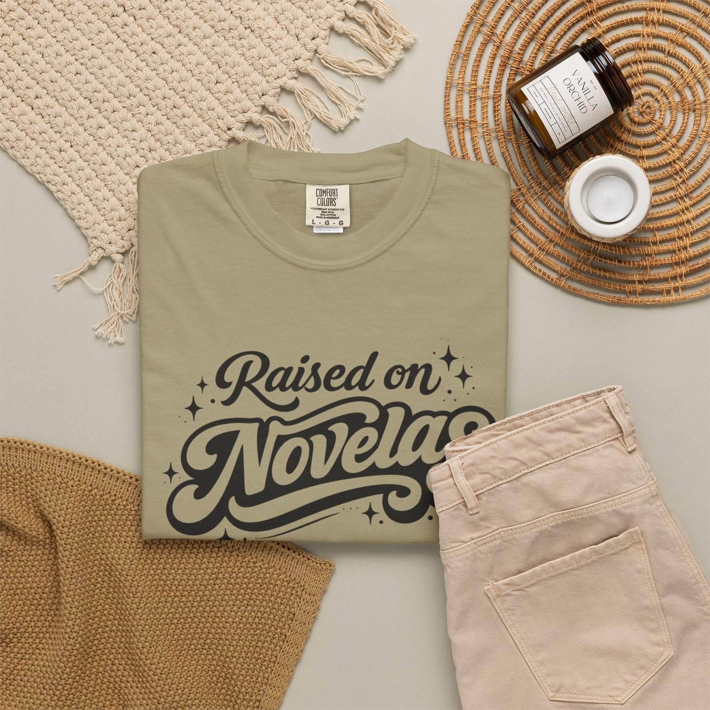 Raised on Novelas Shirt | Mexican Shirt, Boricua Shirt,  Latina Shirt, Comfort Colors Unisex Tee