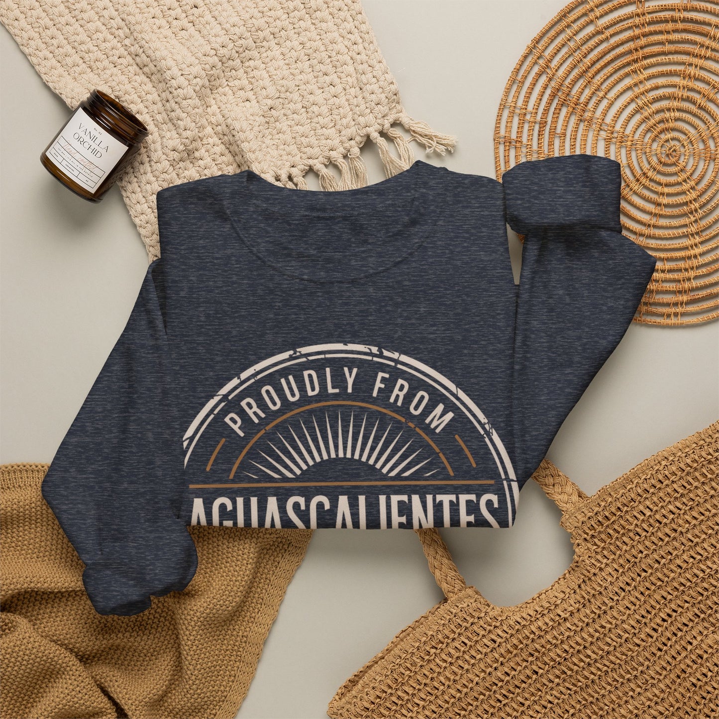 Aguascalientes Sweatshirt - Mexican Heritage Pride Wear | AGS Mexico Sudadera Gift | Orgullo Mexicano Regional Clothing