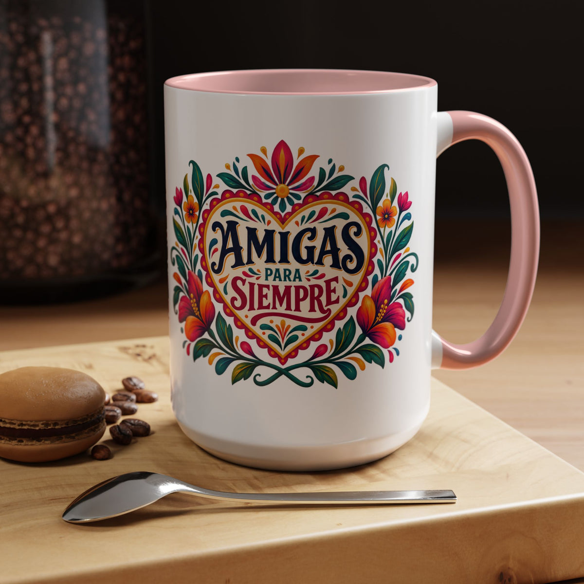Amigas para Siempre Mug - Best Friend Gift for Her - Spanish Latina Friendship Coffee Mug