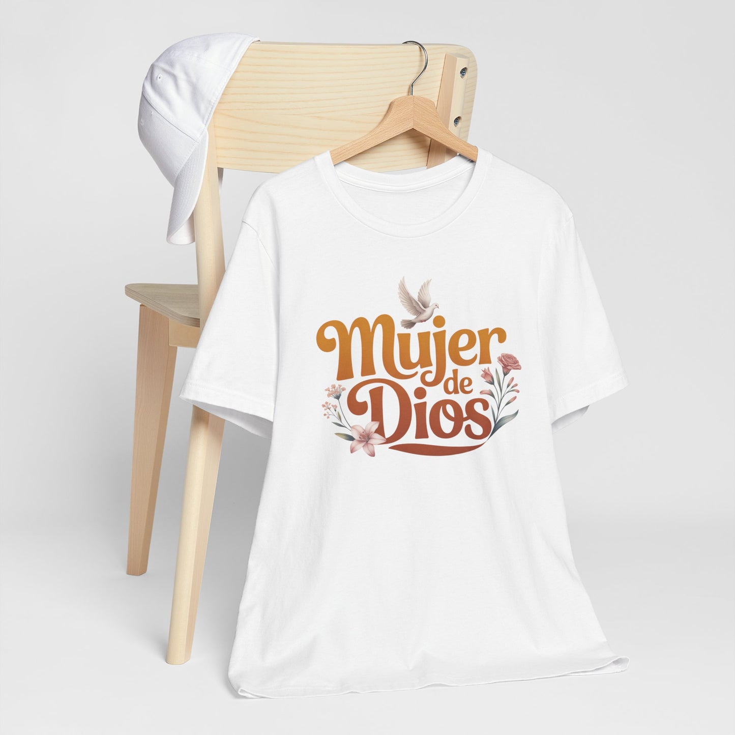 Mujer de Dios T-Shirt - Faith Based Latina Tee - Christian Spanish Gift - Catholic Blessed Mujer Shirt