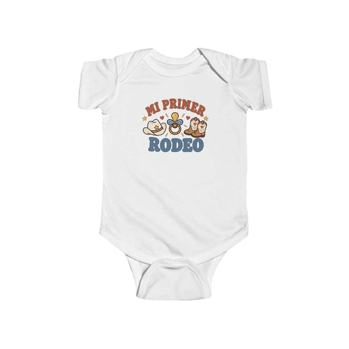 Mi Primer Rodeo Onesie - Mexican Baby Cowboy Bodysuit - Latino First Rodeo Shower Gift - Vaquero Infant One Piece