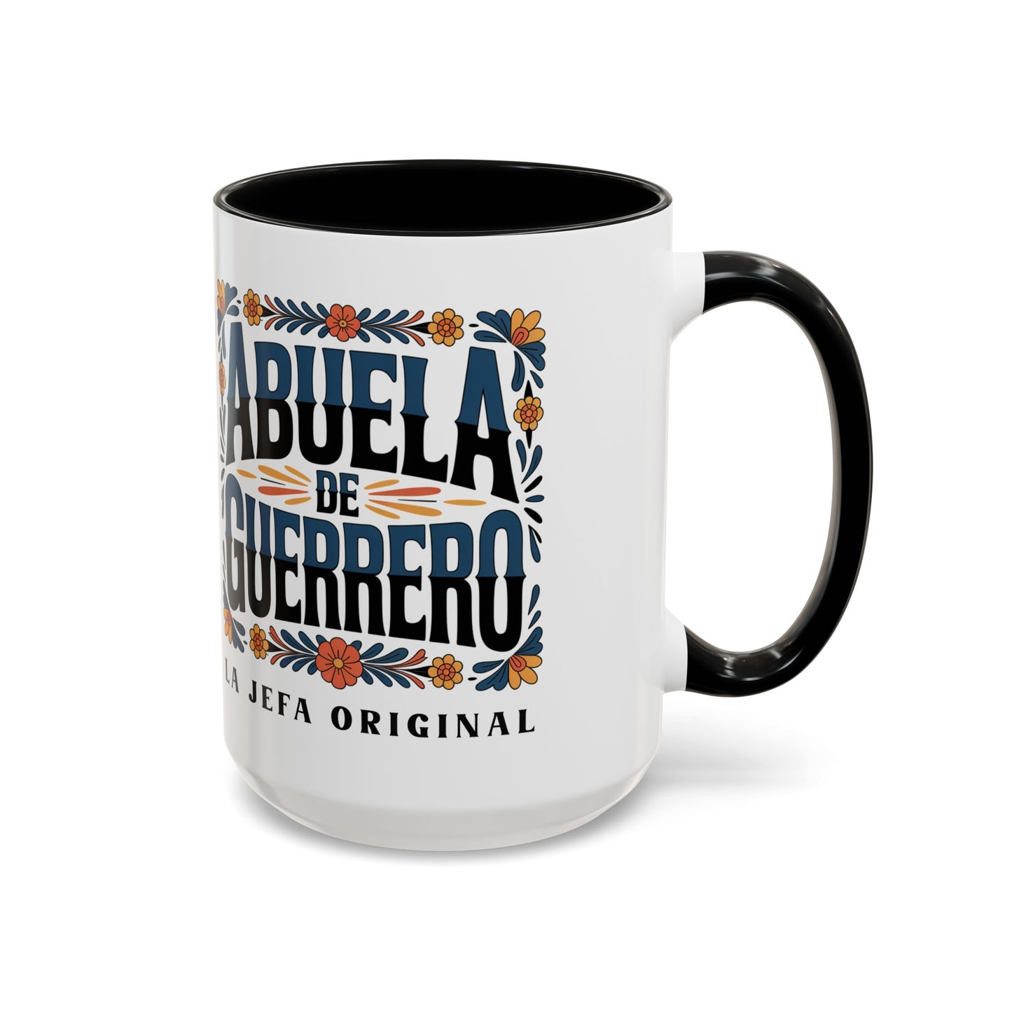 Abuela de Guerrero Mug - Latino Family Gift for Hispanic Grandma | Spanish Coffee Cup | Abuela Love Mug | Cafe con Abuela