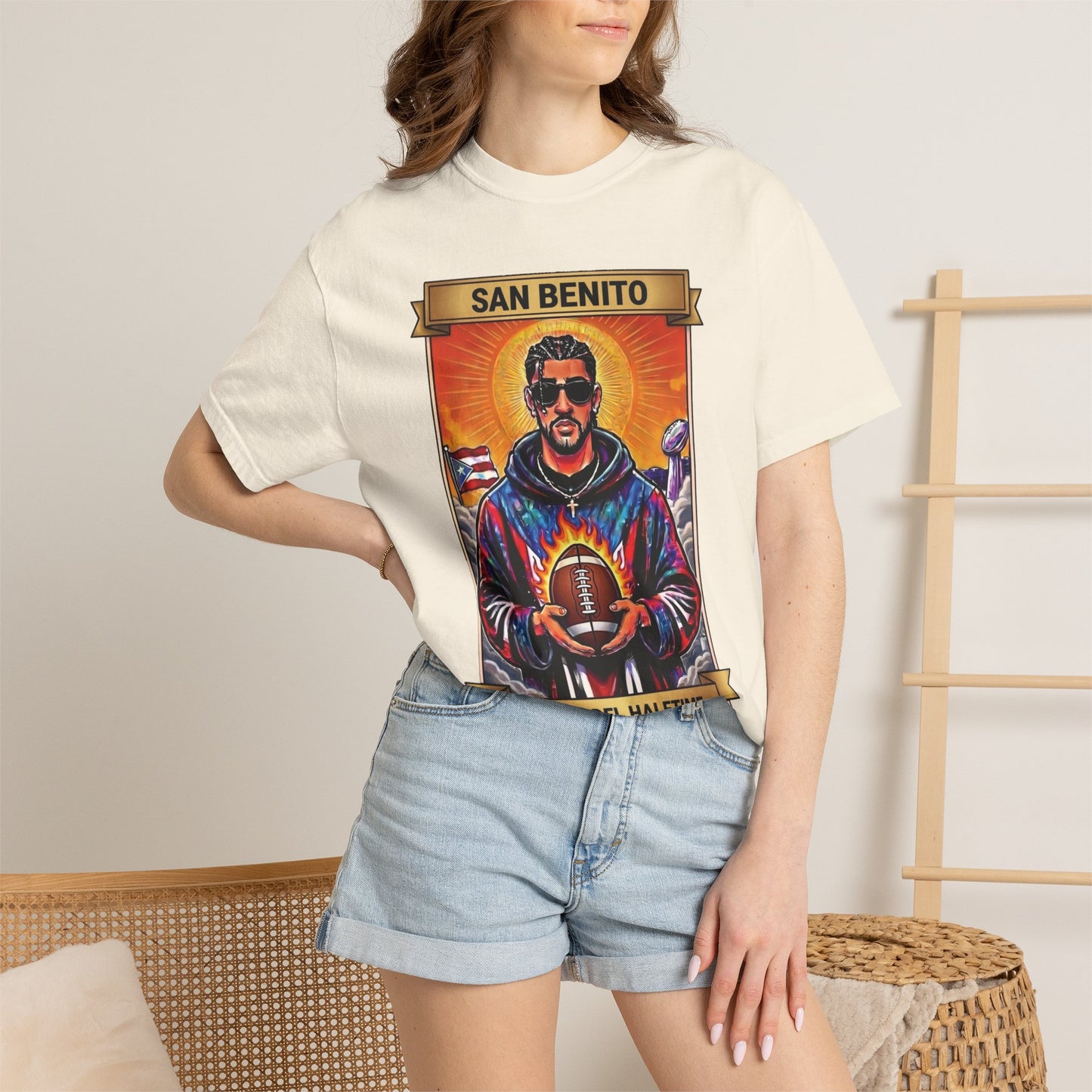 Benito Bowl Shirt, Puerto Rico Tee, San Benito Halftime Show Shirt, Team Benito Gift, Boricua Unisex Graphic Tee
