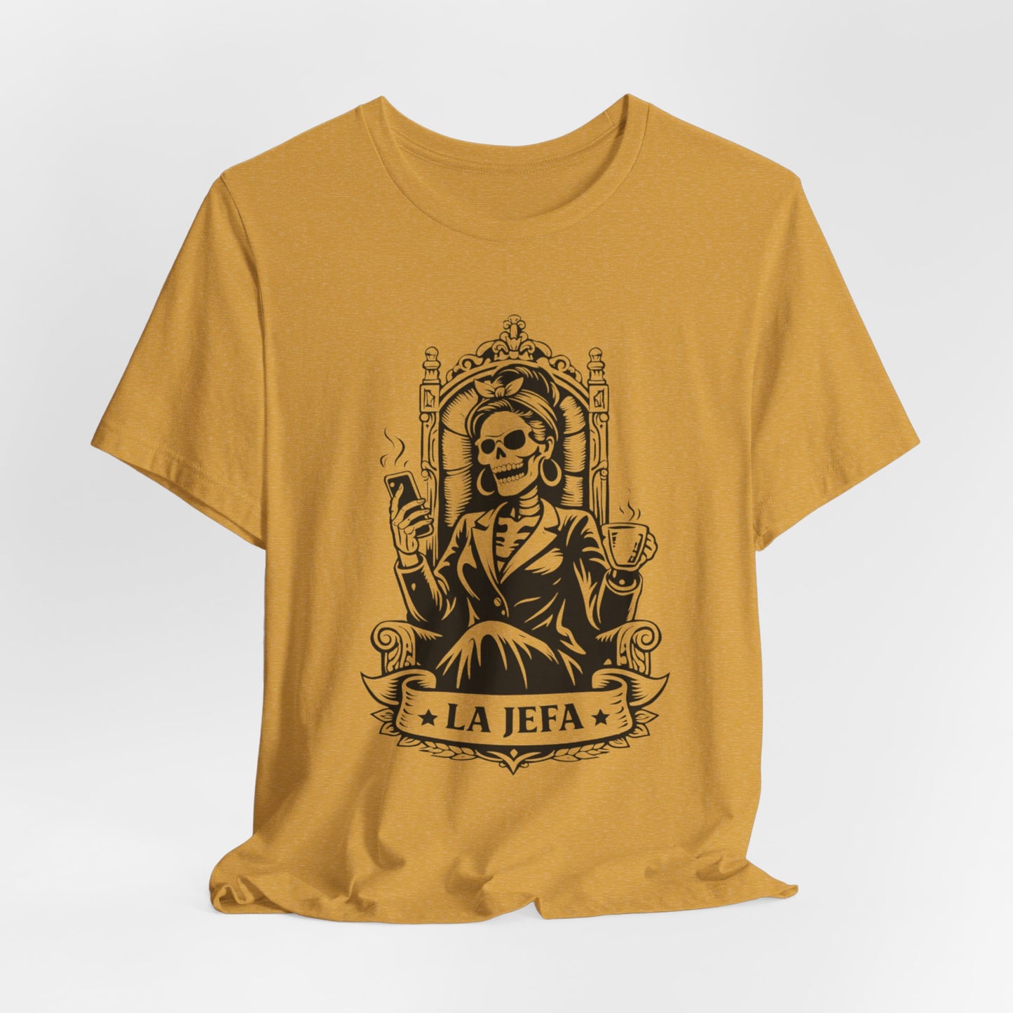La Jefa T-Shirt - Latina Boss Lady Tee - Hispanic Empowerment Gift - Mujer Fuerte Shirt - Spanish Boss Gift