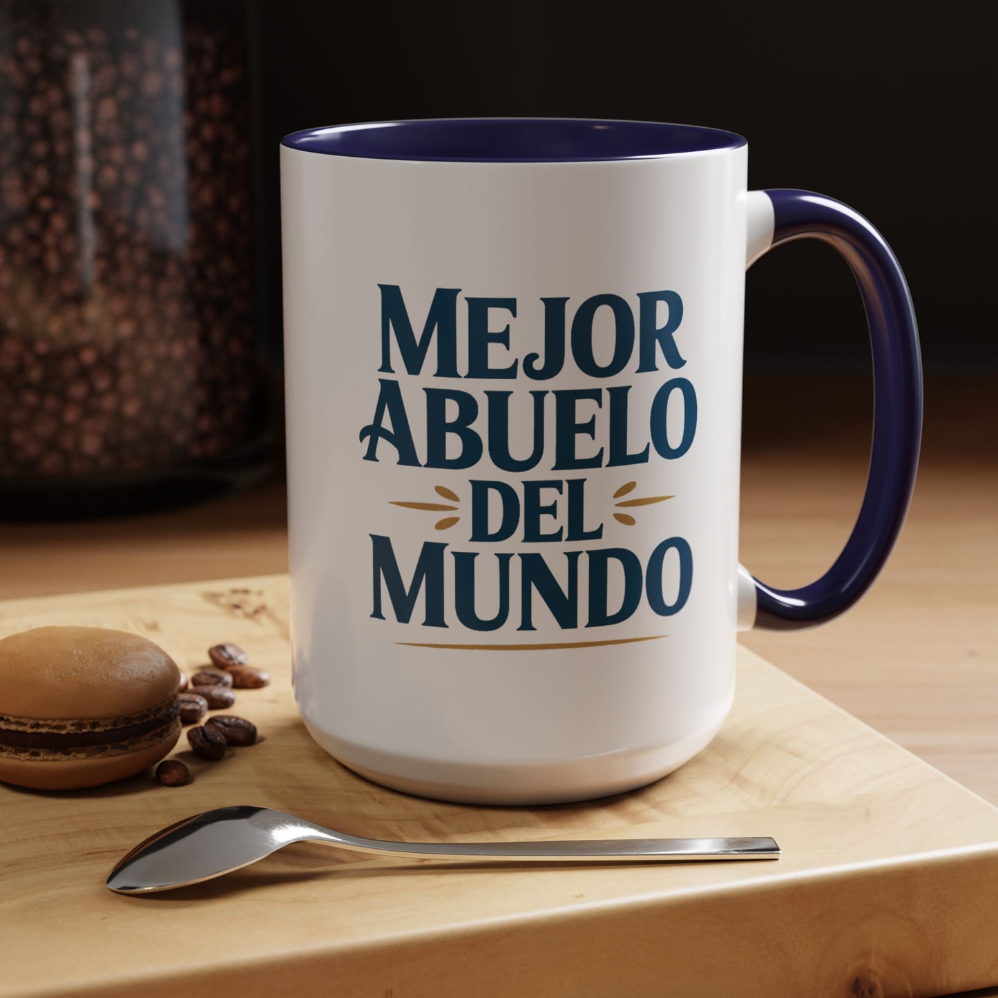 Abuelo Mug - Latino Grandfather Gift, Spanish Grandpa Coffee Cup, Abuelo Querido Regalo, Hispanic Family Gift