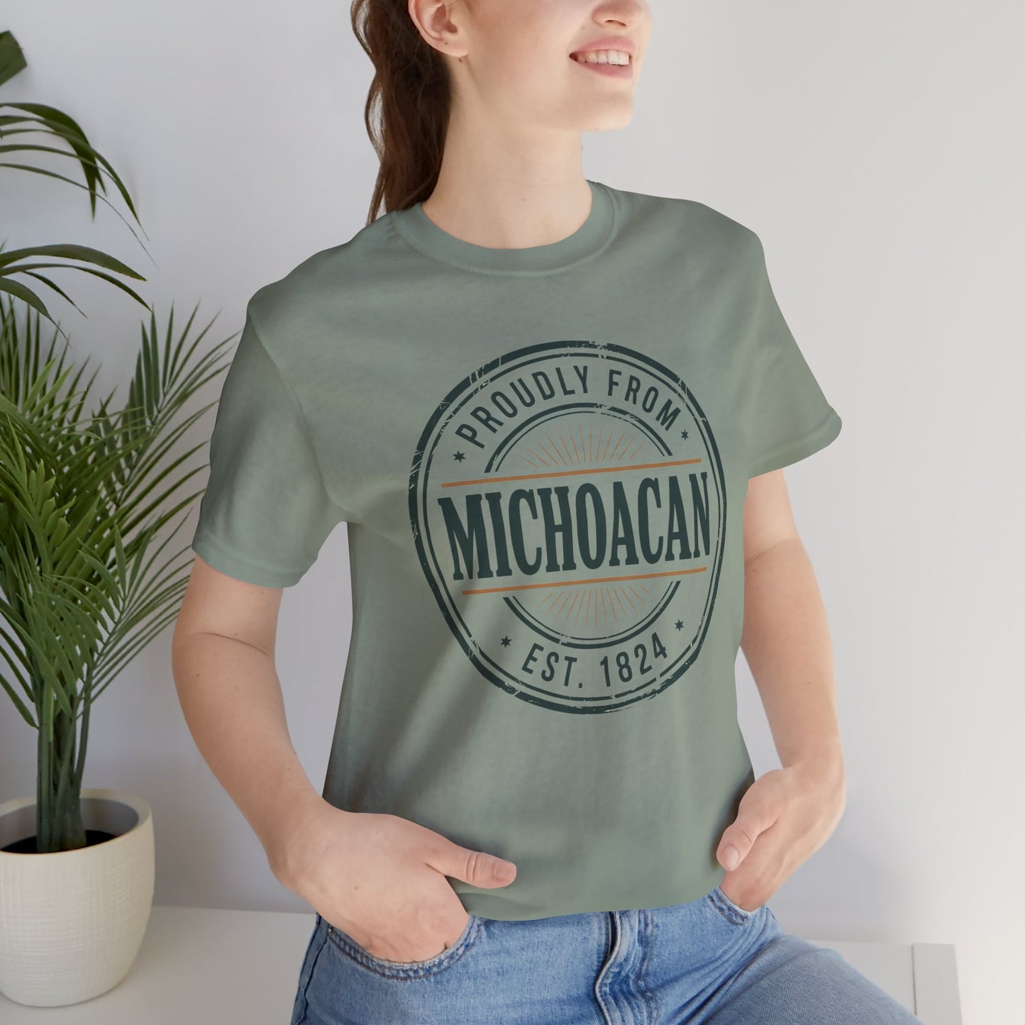 Michoacán T-Shirt - Orgulloso Mexican Heritage Tee - Morelia Pride Shirt - Michoacano Gift - Hispanic Pride Tshirt