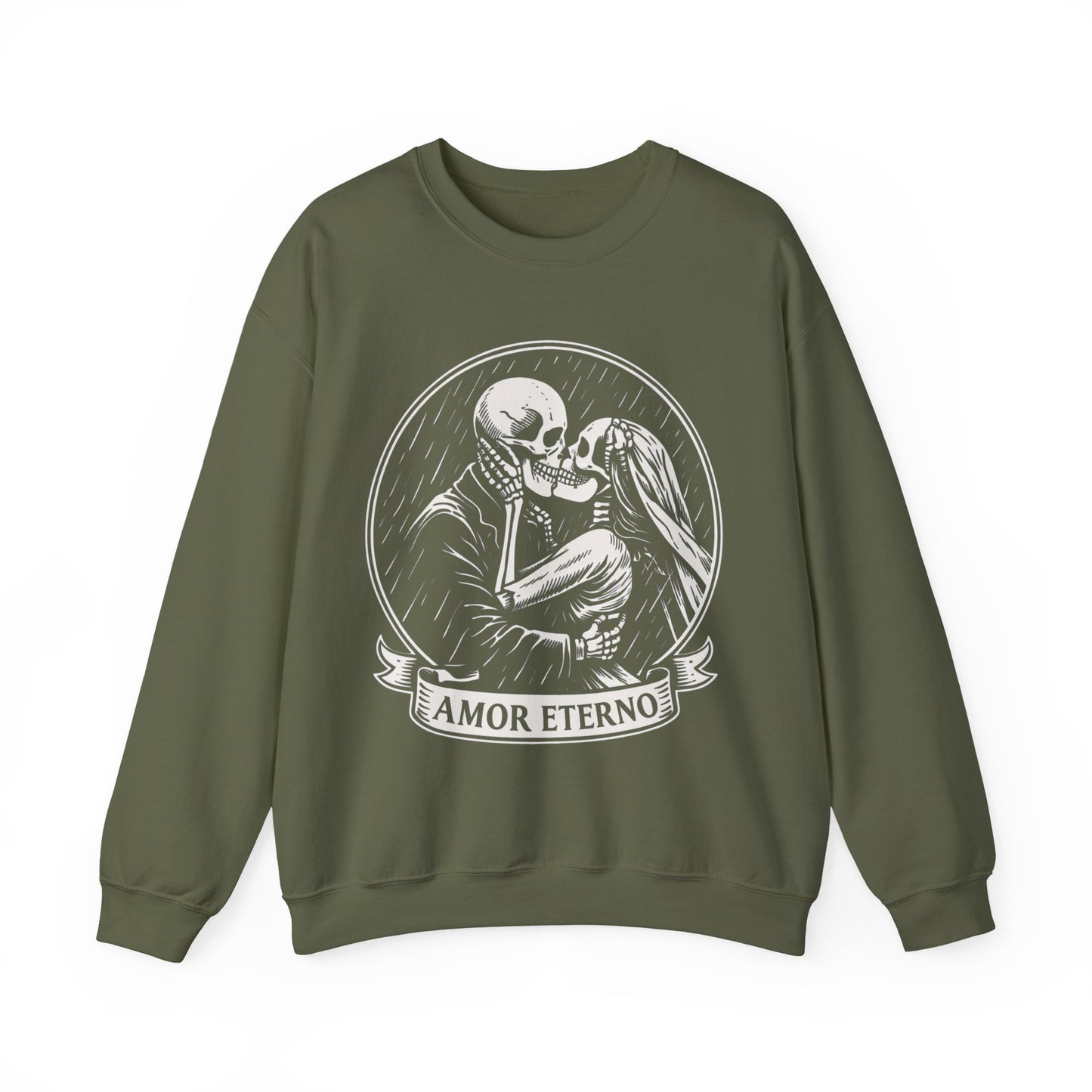 Amor Eterno Sweatshirt - Forever Love Spanish Quote - Romantic Gift for Her - Couples Matching - Latino Love Shirt