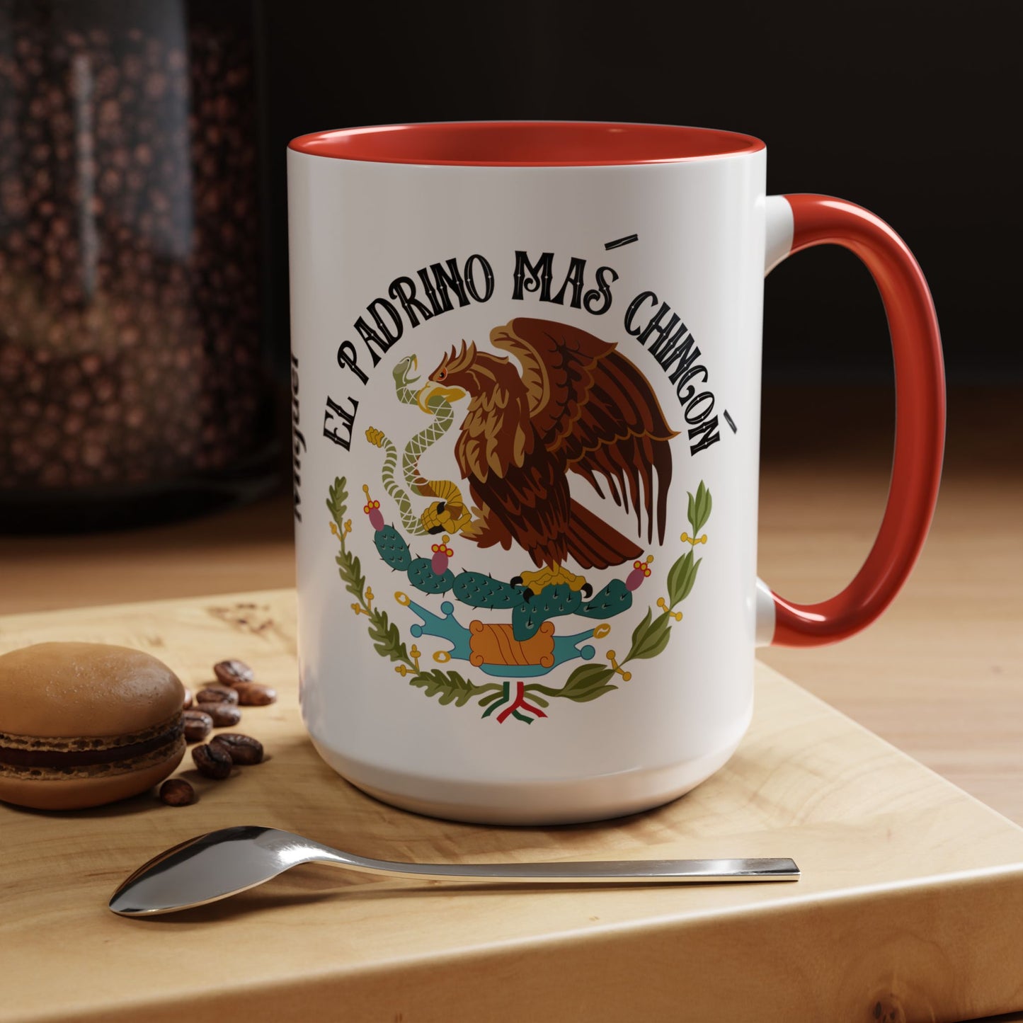 Custom El Padrino Más Chingón Mug | Accent Coffee Mug | Padrino Gifts Personal