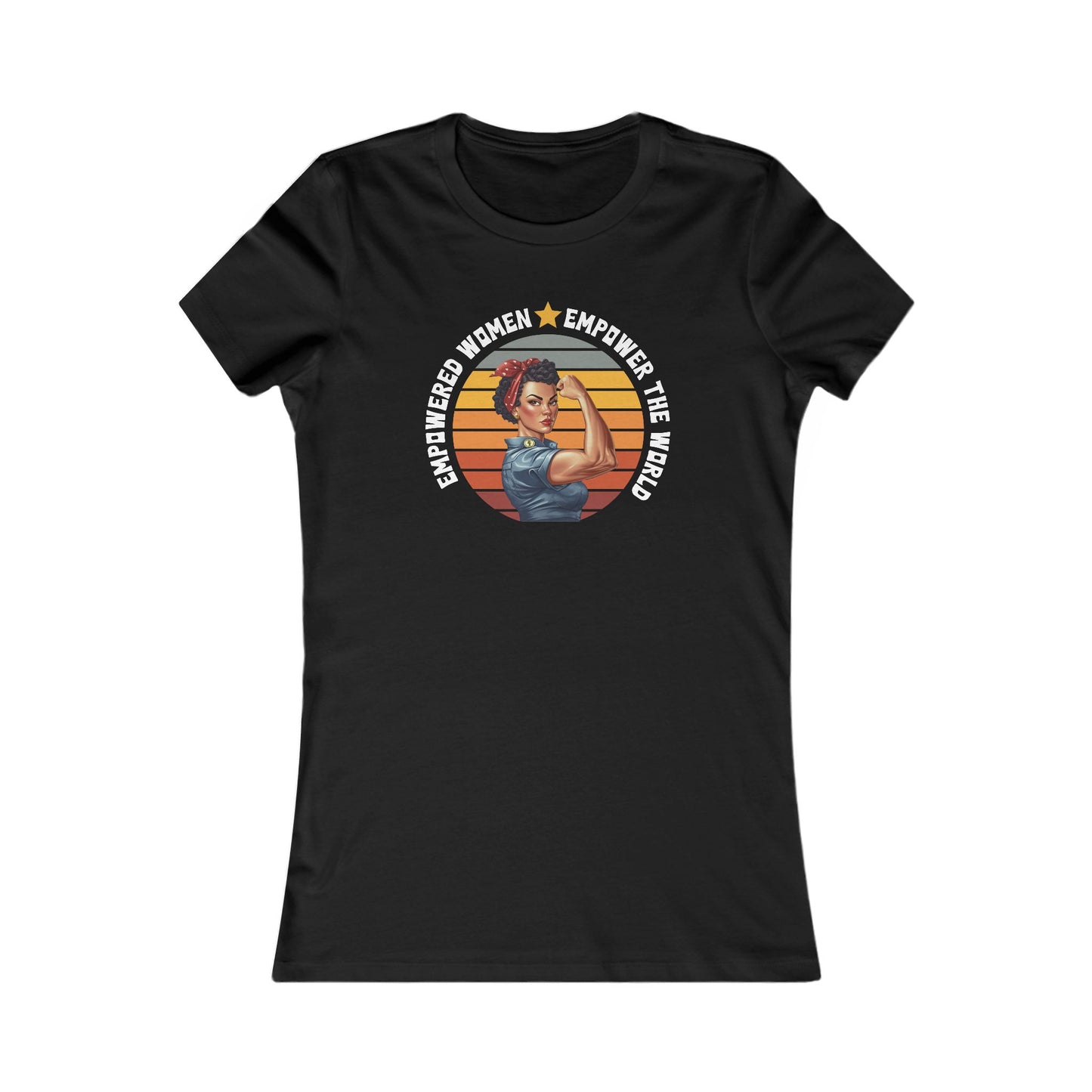 Black Rosie the Riveter Shirt Graphic Tee | Empowered Woman Feminist Shirt , Women Shirt , Gift for Her , Feminist Art , Shirts for Women
