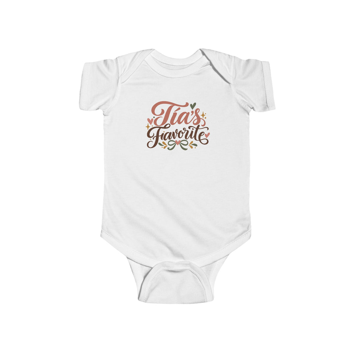 Tia's Favorite Onesie - Cute Aunt Baby Bodysuit - Tia's Favorite Gift - Spanish Tia Infant One Piece