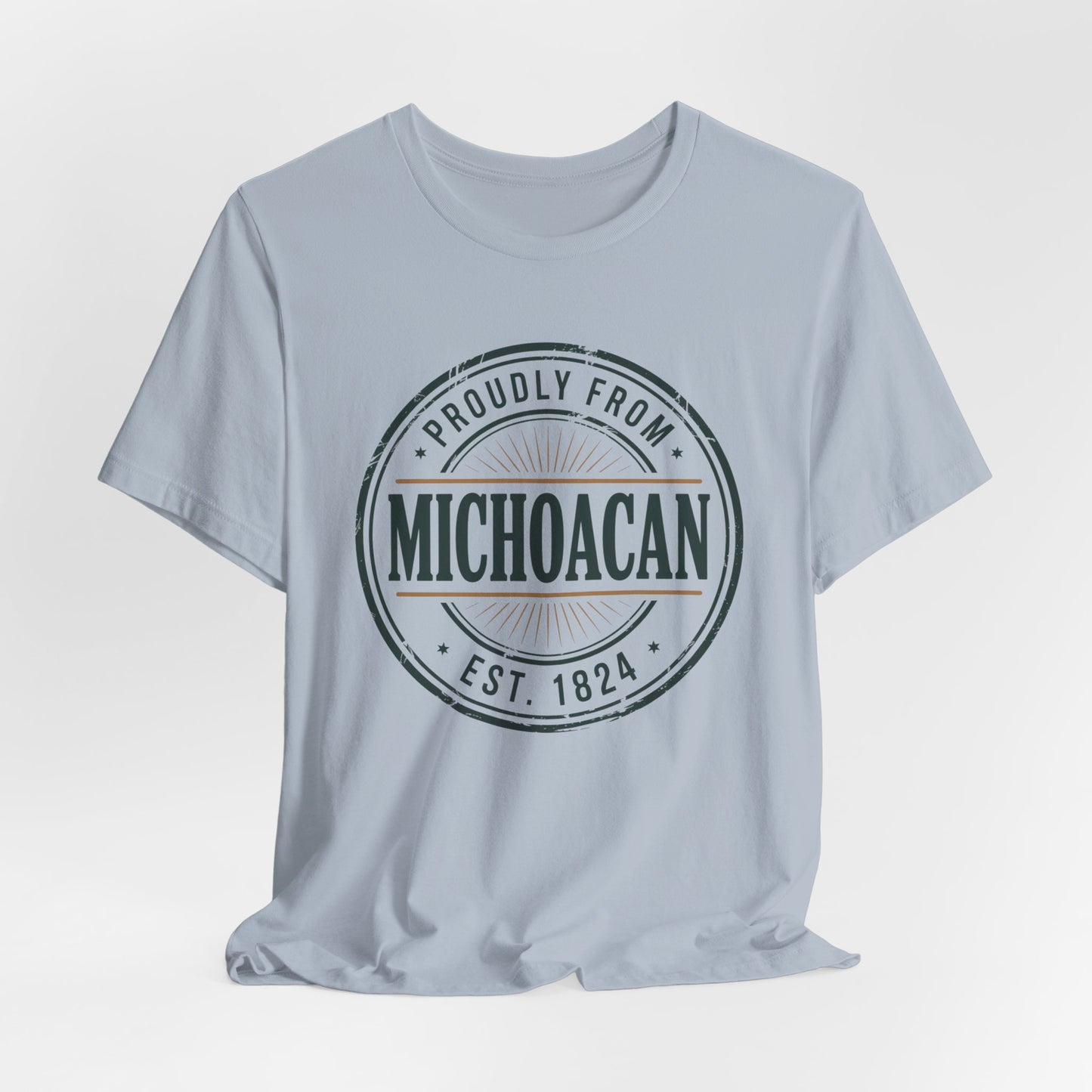 Michoacán T-Shirt - Mexican State Pride Tee - Michoacano Heritage Gift - Orgullo Mexicano Shirt - Mexico Regional Wear