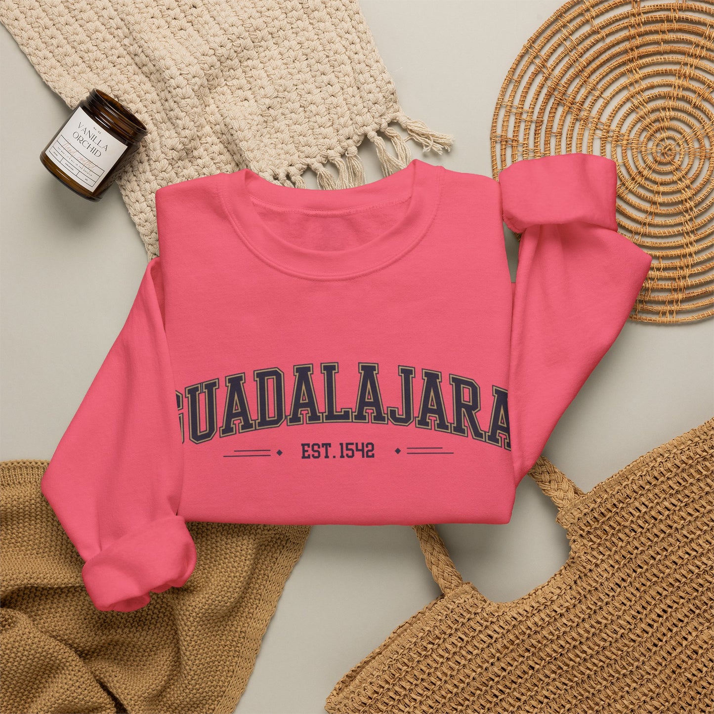 Guadalajara Sweatshirt - Tapatía Pride Mexican Heritage Hoodie - Jalisco Amor GDL Gift - Sudadera Mexicana