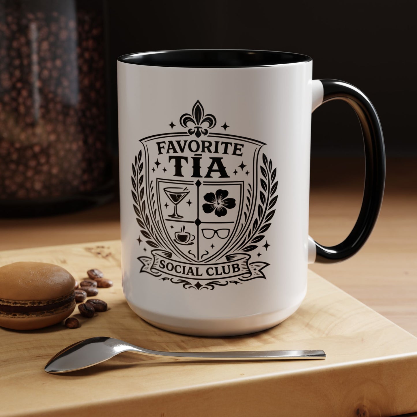 Tia Cup - Regalo Para Mi Tía Favorita | Spanish Aunt Gift Mug | Latina Family Gifts | Regalos En Español Para Mujer