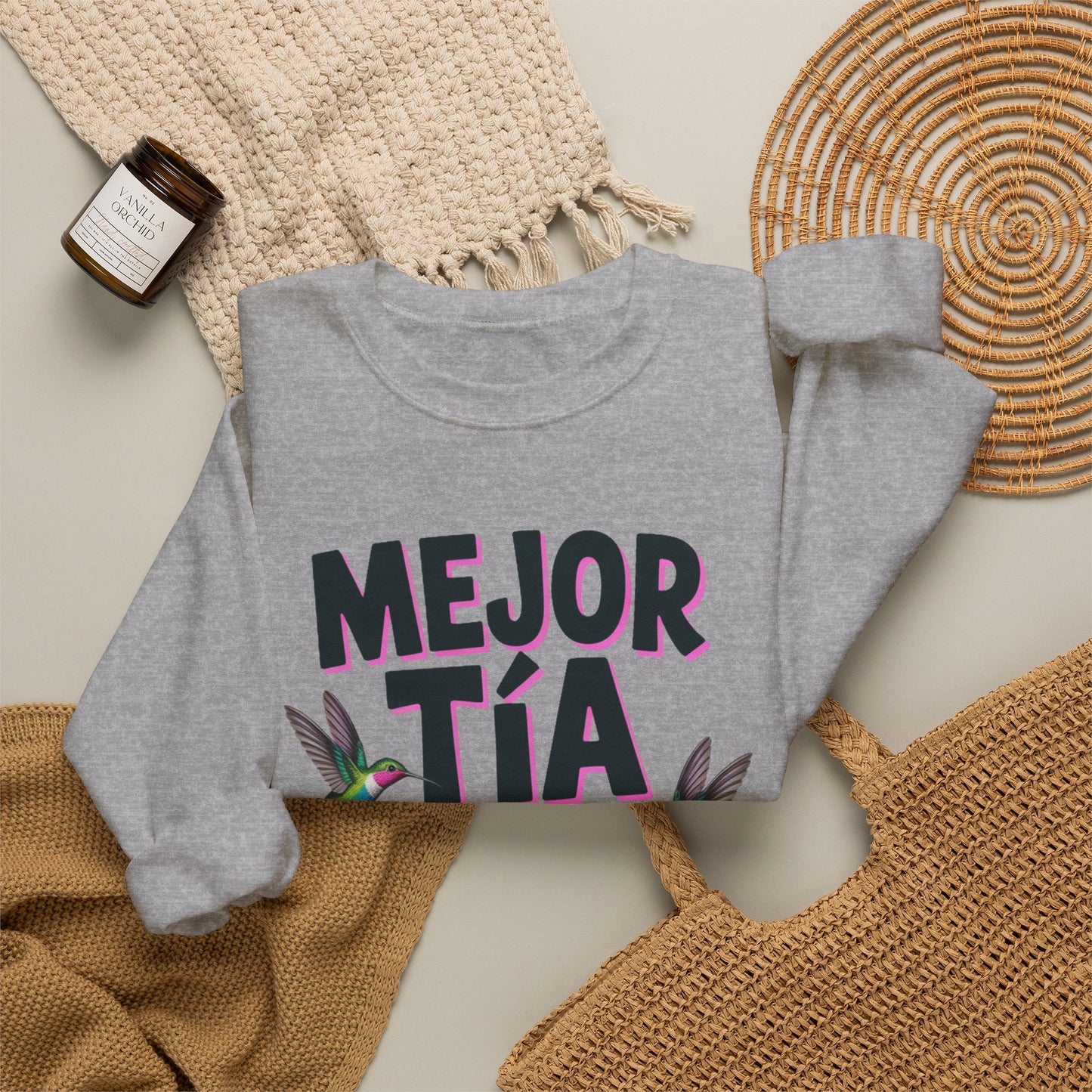 Tia Sweatshirt - Proud Tia Gift - Latino Family Sweater - Spanish Aunt Gift - Tia Querida - Mi Tia Favorita