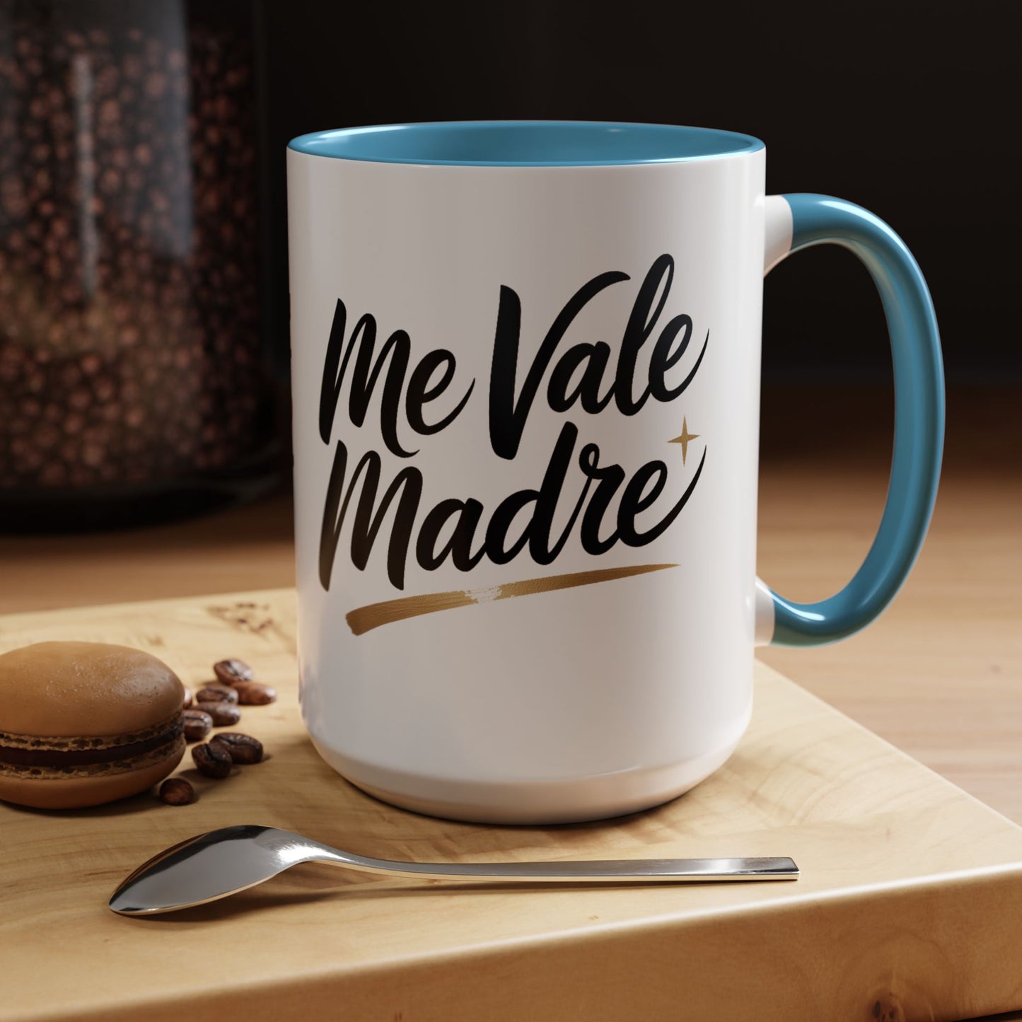 Me Vale Madre Mug - Funny Latino Family Gift, Mexican Humor Coffee Cup, Hispanic Phrases Mug, Latina Attitude Gift