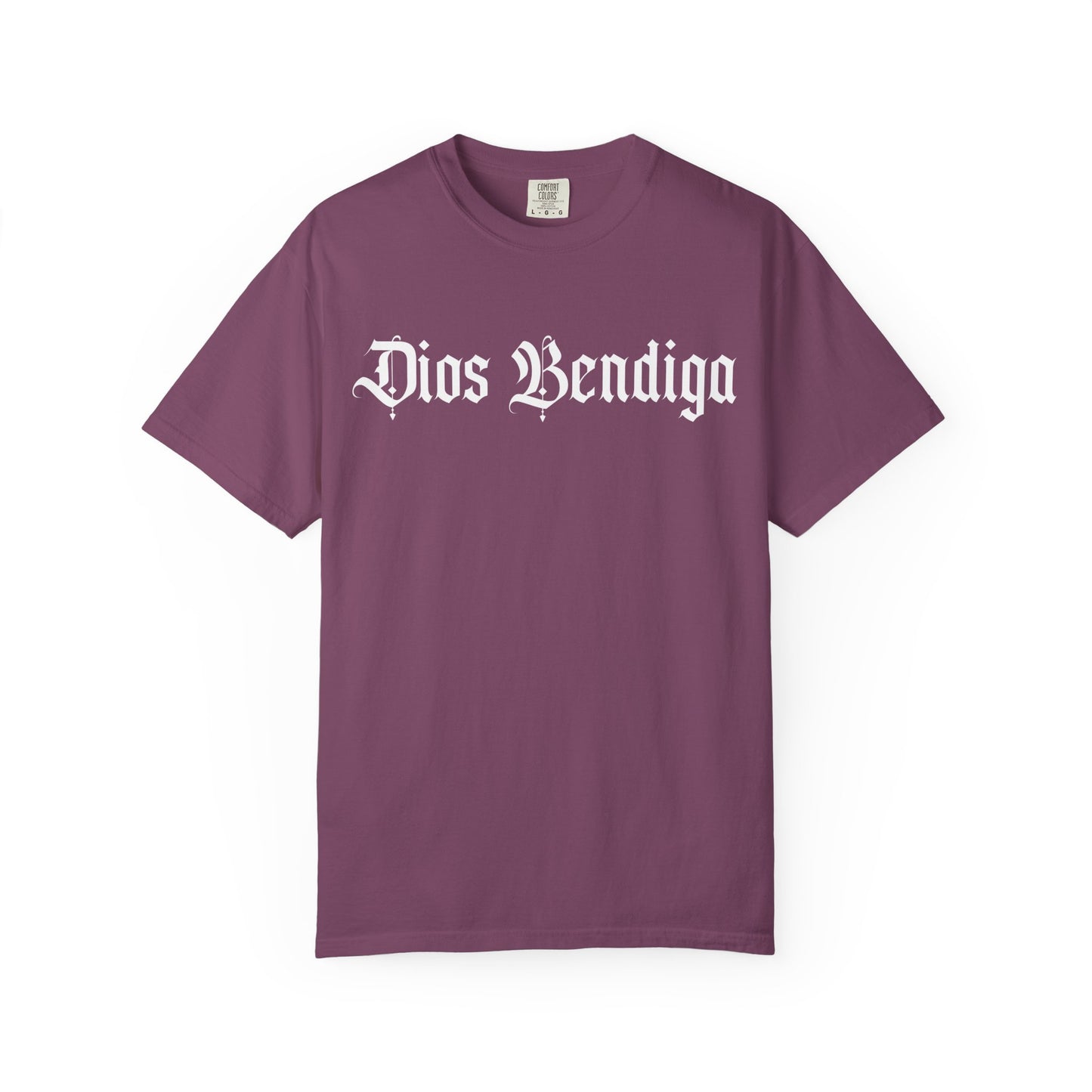 Dios Bendiga Shirt |  Chicano Streetwear Tee | Latino Graphic Tee | Camisa Cristiana | Comfort Colors T Shirt