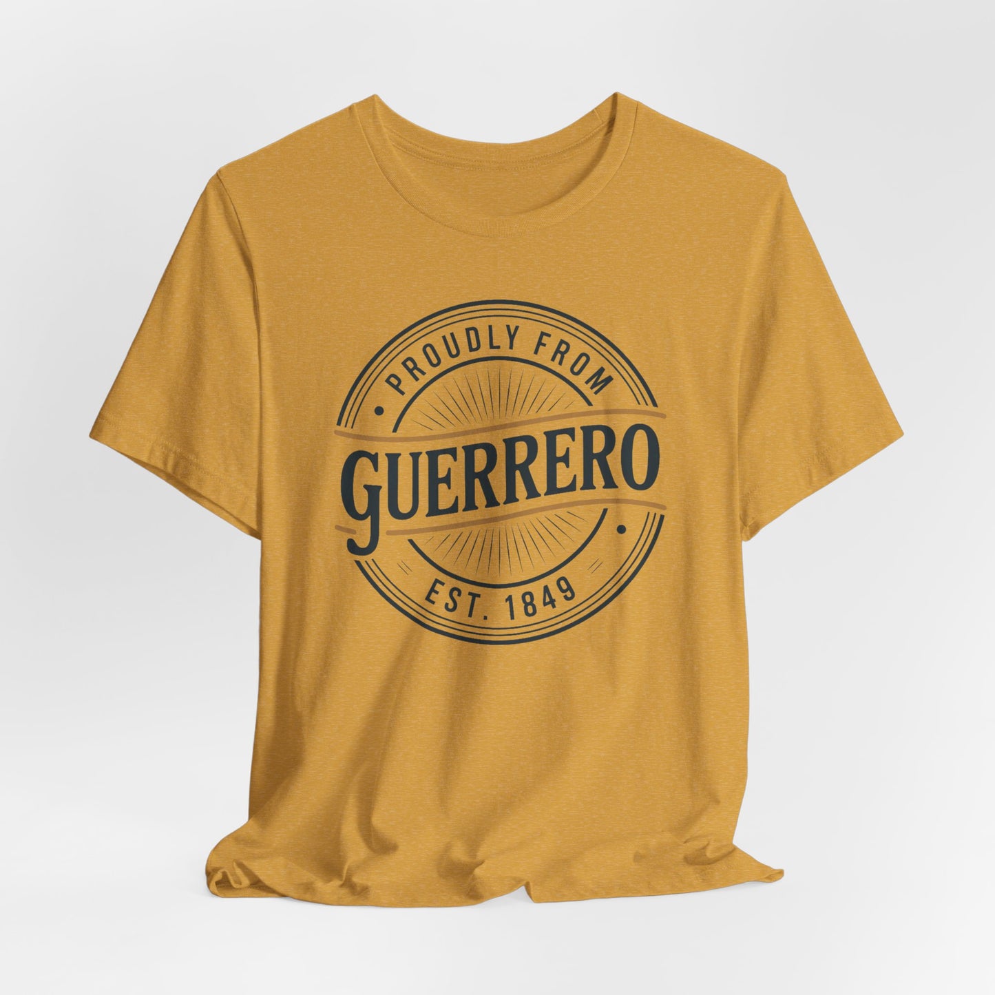 Guerrero T-Shirt - Mexican Heritage Tee - Guerrero State Pride - Latino Warrior Shirt - Orgullo Mexicano Gift