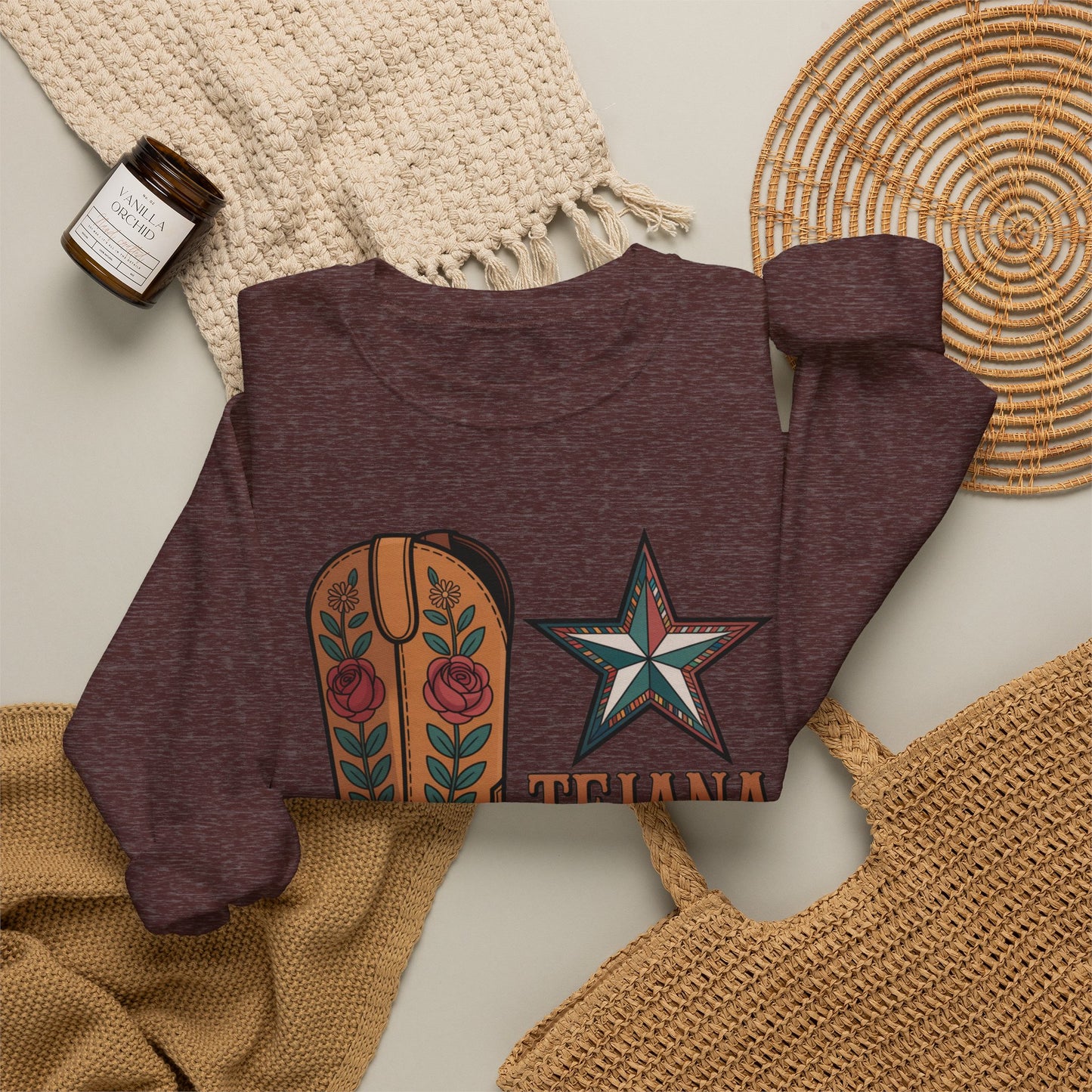 Tejana Sweatshirt | Texas Latina Pride Gift | Houston Dallas San Antonio Girl | Hispanic Pride Hoodie | Tejana Mujer Regalo