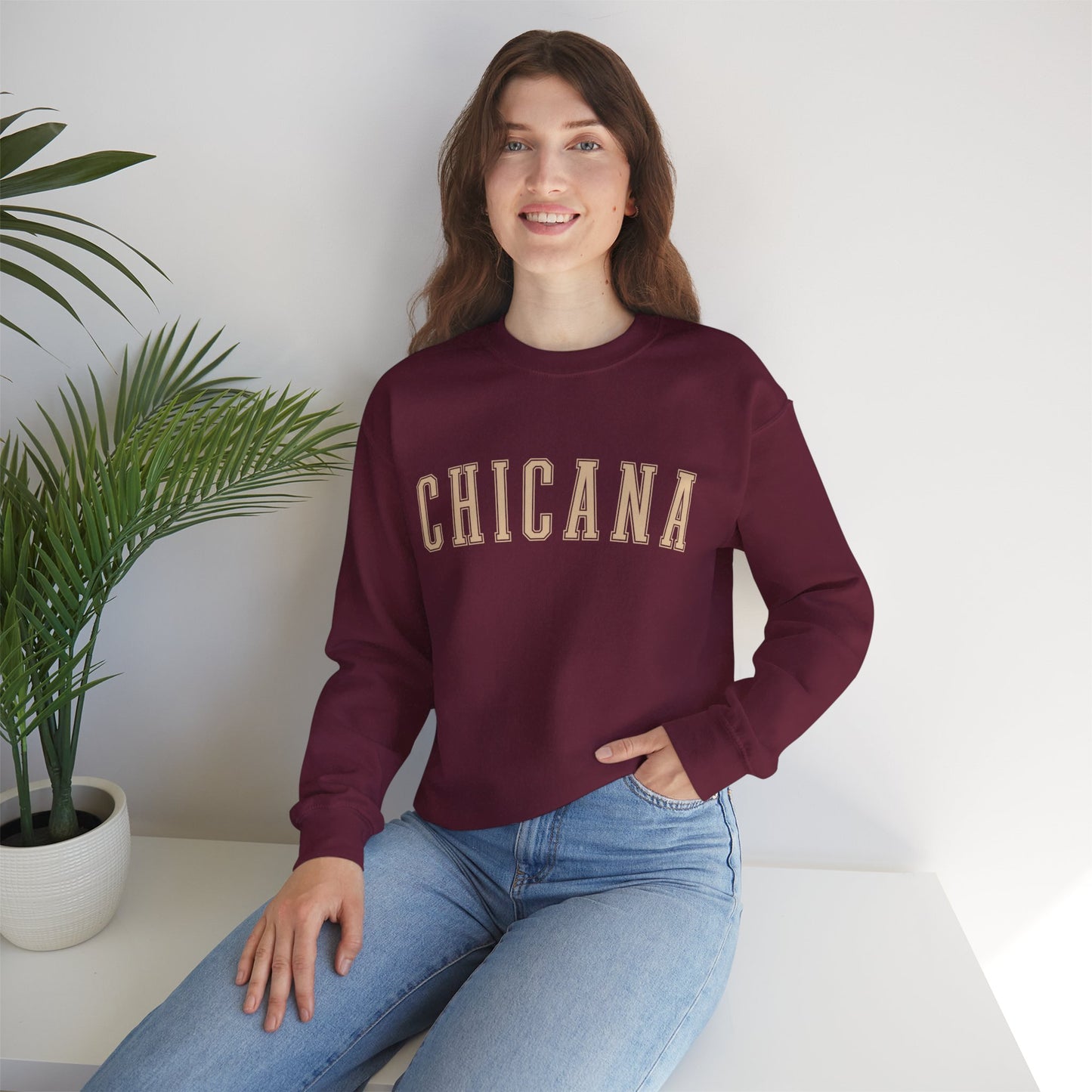 Chicana Crewneck Sweater | Latino Sweater Gift for Him Gift for Her , Latino Gift