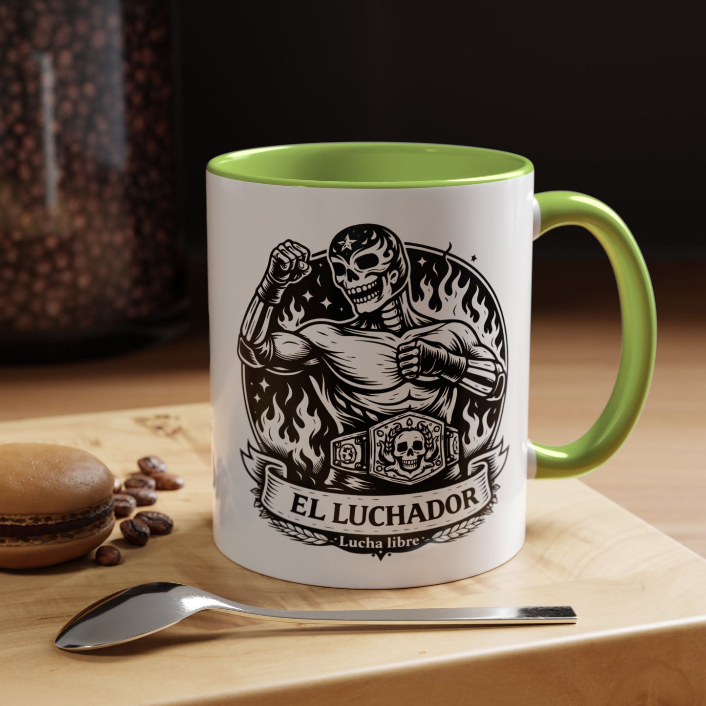 Luchador Mug - Mexican Wrestling Coffee Cup | Lucha Libre Fan Gift | Hispanic Pride Cultura Mexicana