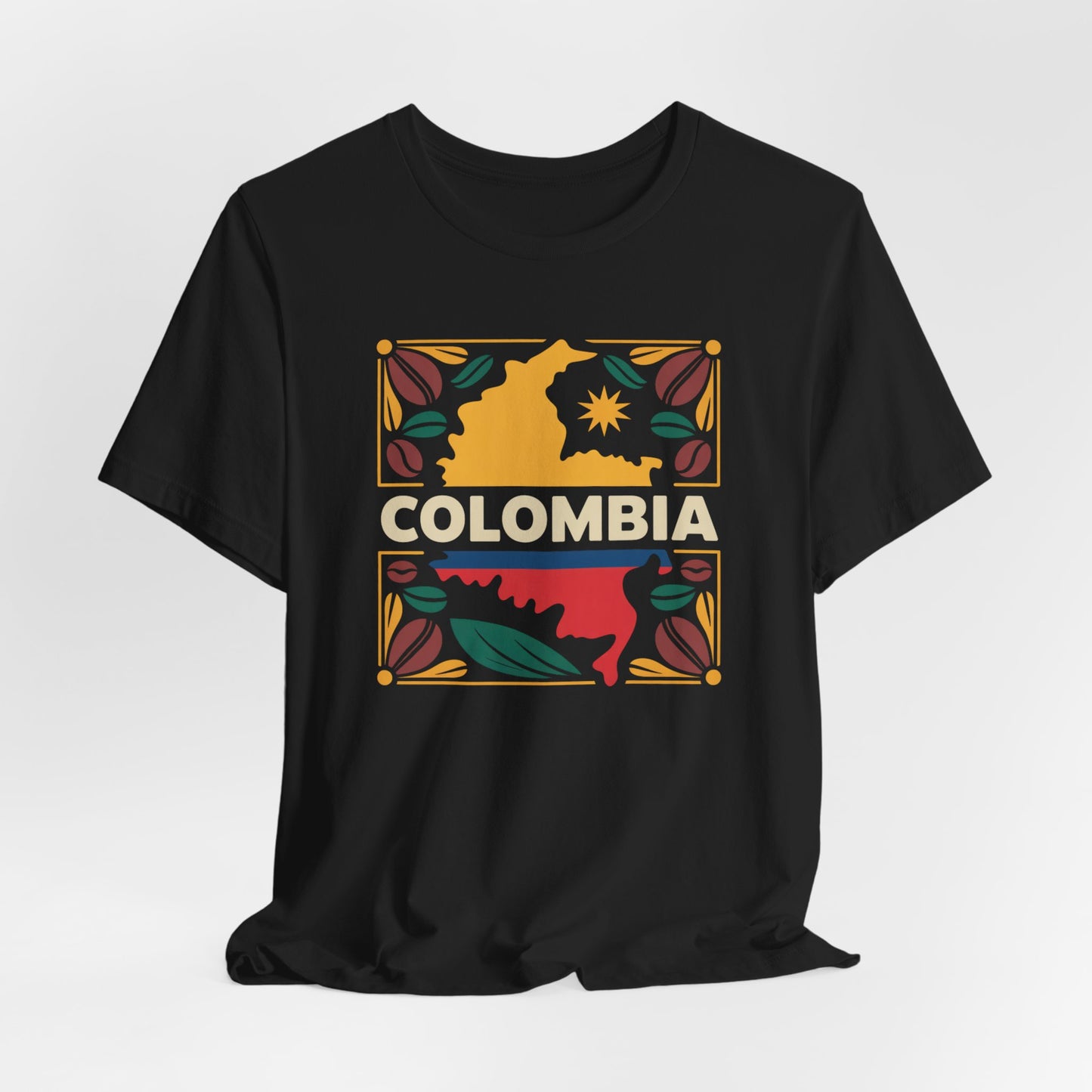 Colombia T-Shirt - Colombian Heritage Pride Tee - Orgullo Colombiano Gift - Hispanic Pride Shirt - Cafetero Style