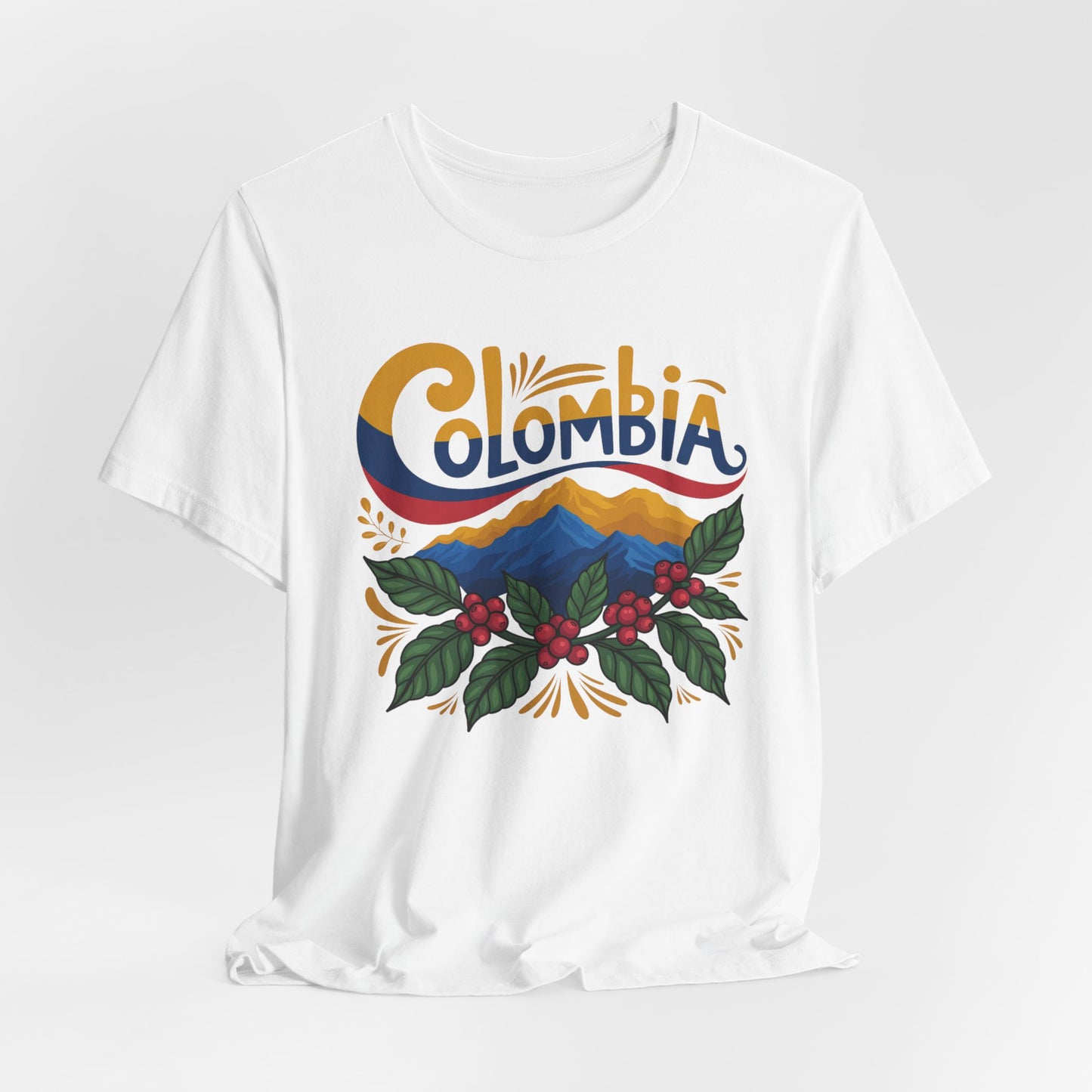 Colombia T-Shirt - Orgullo Colombiano Tee - Colombian Heritage Pride Shirt - Colombia Gift for Men Women