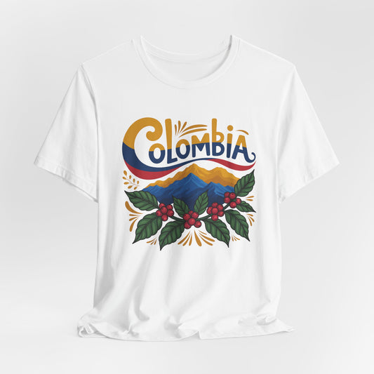 Colombia T-Shirt - Orgullo Colombiano Tee - Colombian Heritage Pride Shirt - Colombia Gift for Men Women