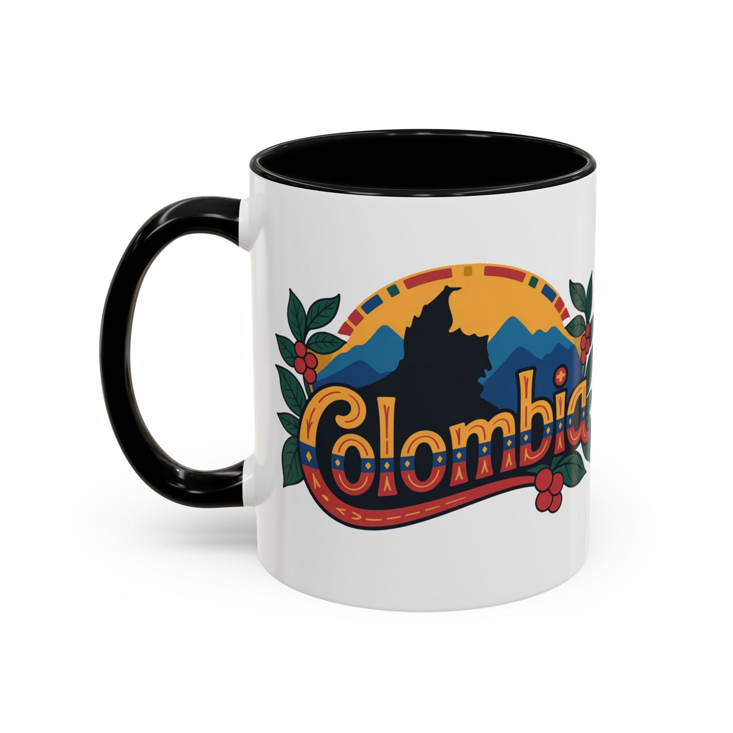 Colombia Mug - Colombian Heritage Pride Coffee Cup | Taza Colombia | Hispanic Pride Gift | Orgullo Colombiano | Colombian Coffee