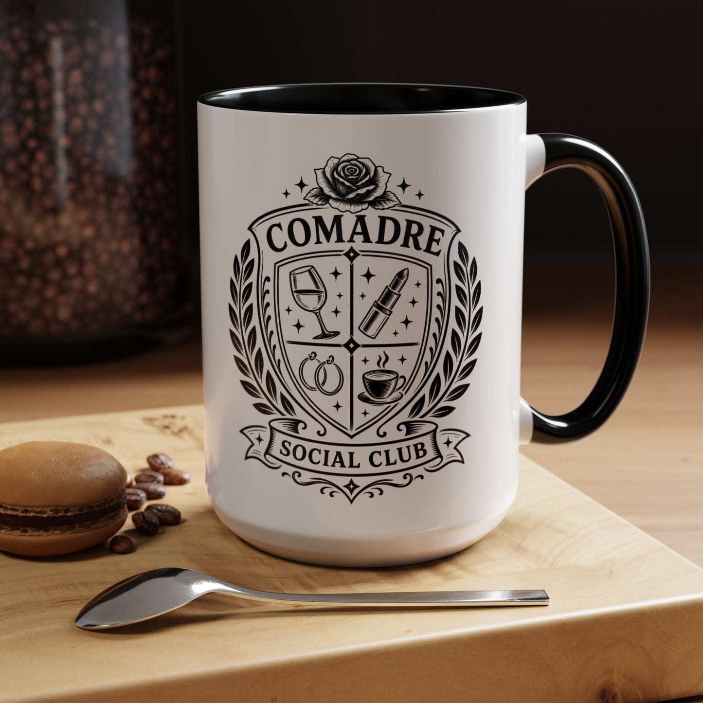 Comadre Club Energy Mug - Latina Gift for Her - Regalos Para Mujer - Spanish Coffee Cup - Friendship Gift