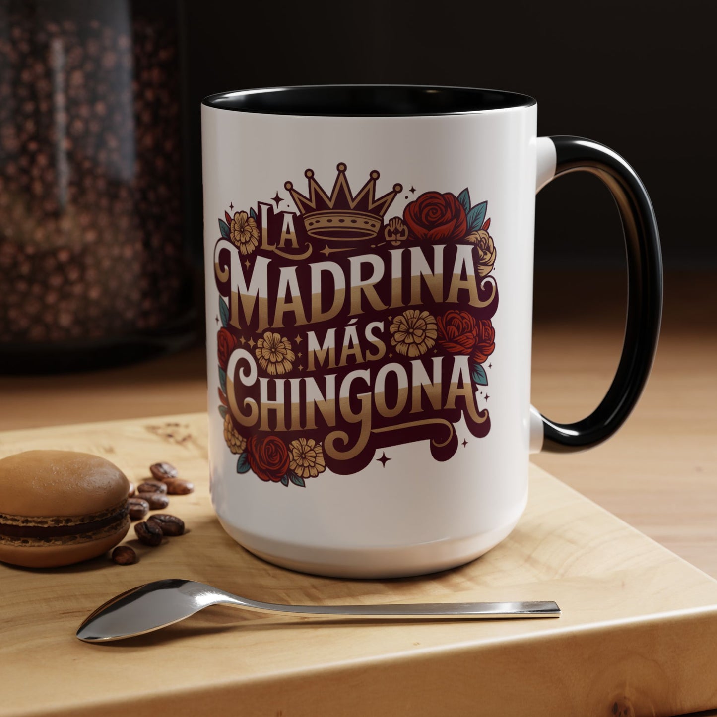 Madrina Mug - Godmother Gift in Spanish - Regalos para Mujer - Latina Pride Coffee Cup - Taza Personalizada