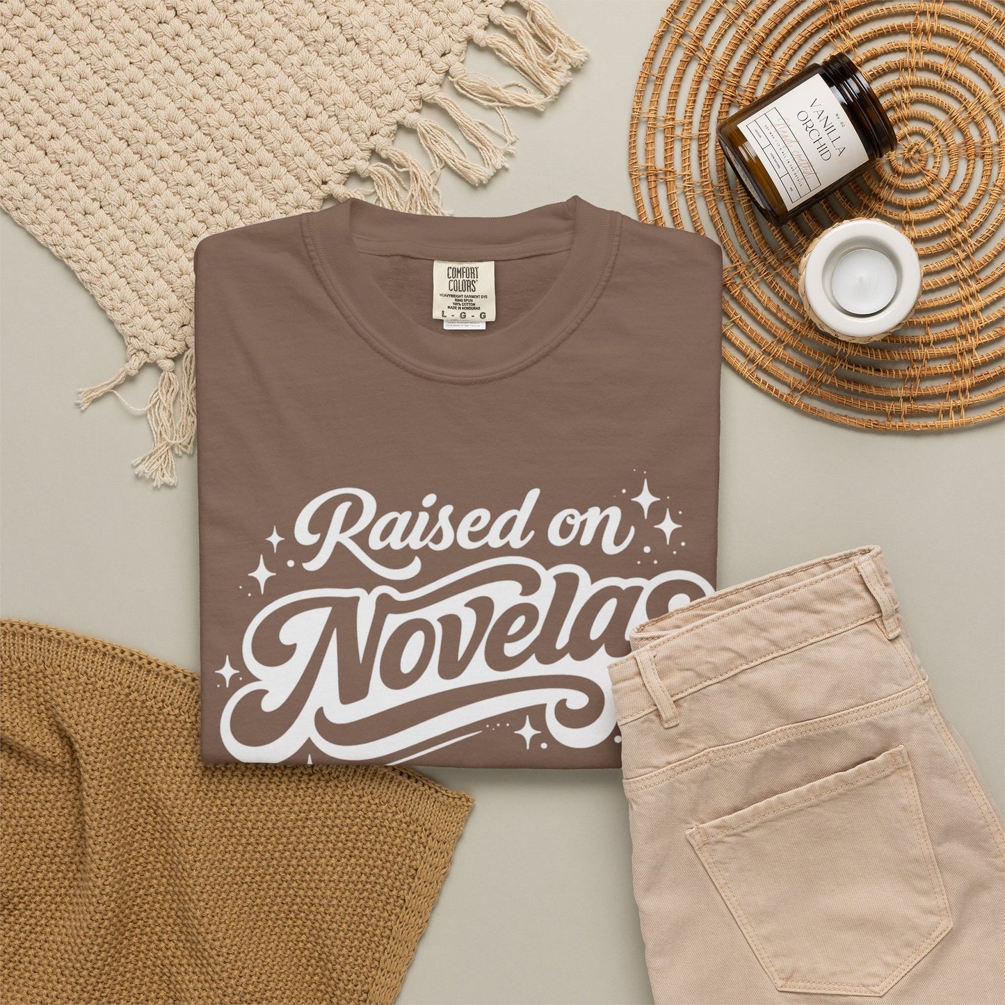 Raised on Novelas Shirt | Mexican Shirt, Boricua Shirt,  Latina Shirt, Comfort Colors Unisex Tee