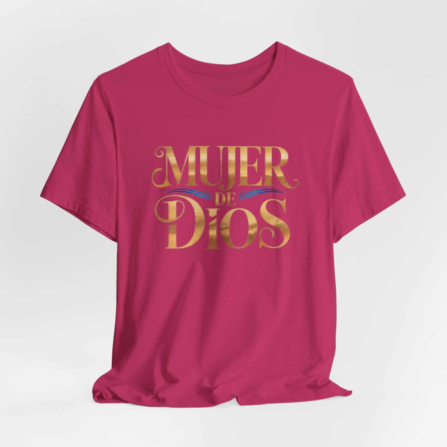 Mujer de Dios T-Shirt - Christian Latina Faith Tee - Catholic Gift - Spanish Religious Shirt - Mujer Cristiana