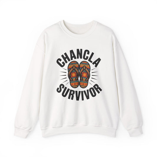 Chancla Sweatshirt - La Chancla Shirt - Latino Heritage Gift - Hispanic Pride Sudadera - Abuela Power - Mexican Humor