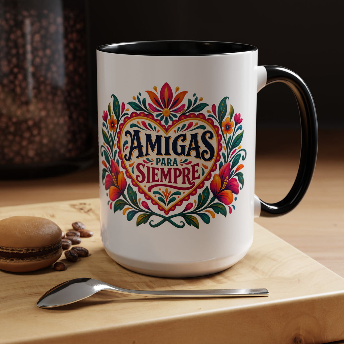 Amigas para Siempre Mug - Best Friend Gift for Her - Spanish Latina Friendship Coffee Mug