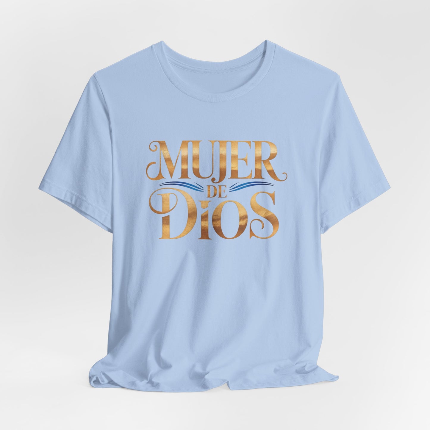 Mujer de Dios T-Shirt - Christian Latina Faith Tee - Catholic Gift - Spanish Religious Shirt - Mujer Cristiana